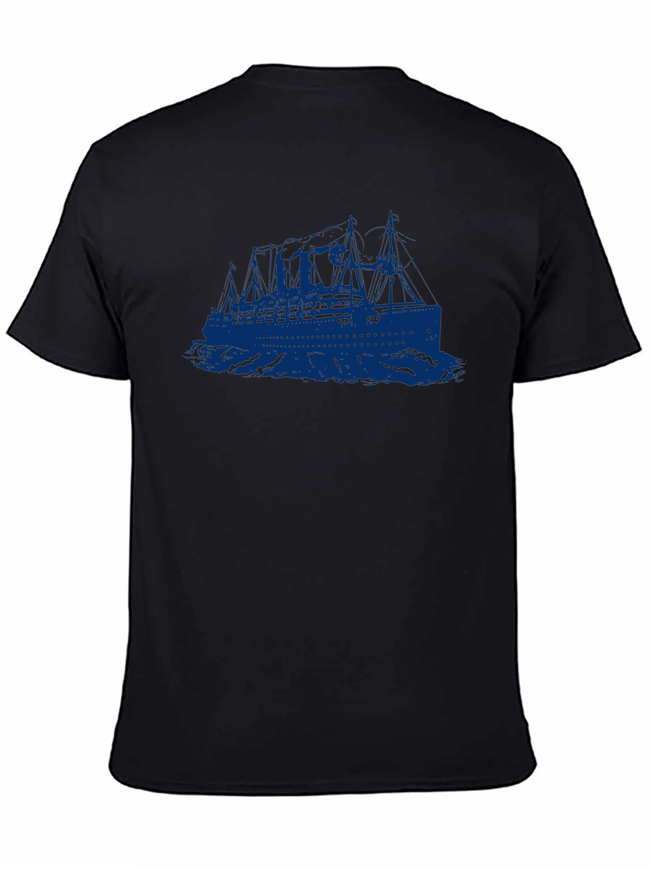 Titanic Graphic T-Shirt - Retro Ocean Liner Tee
