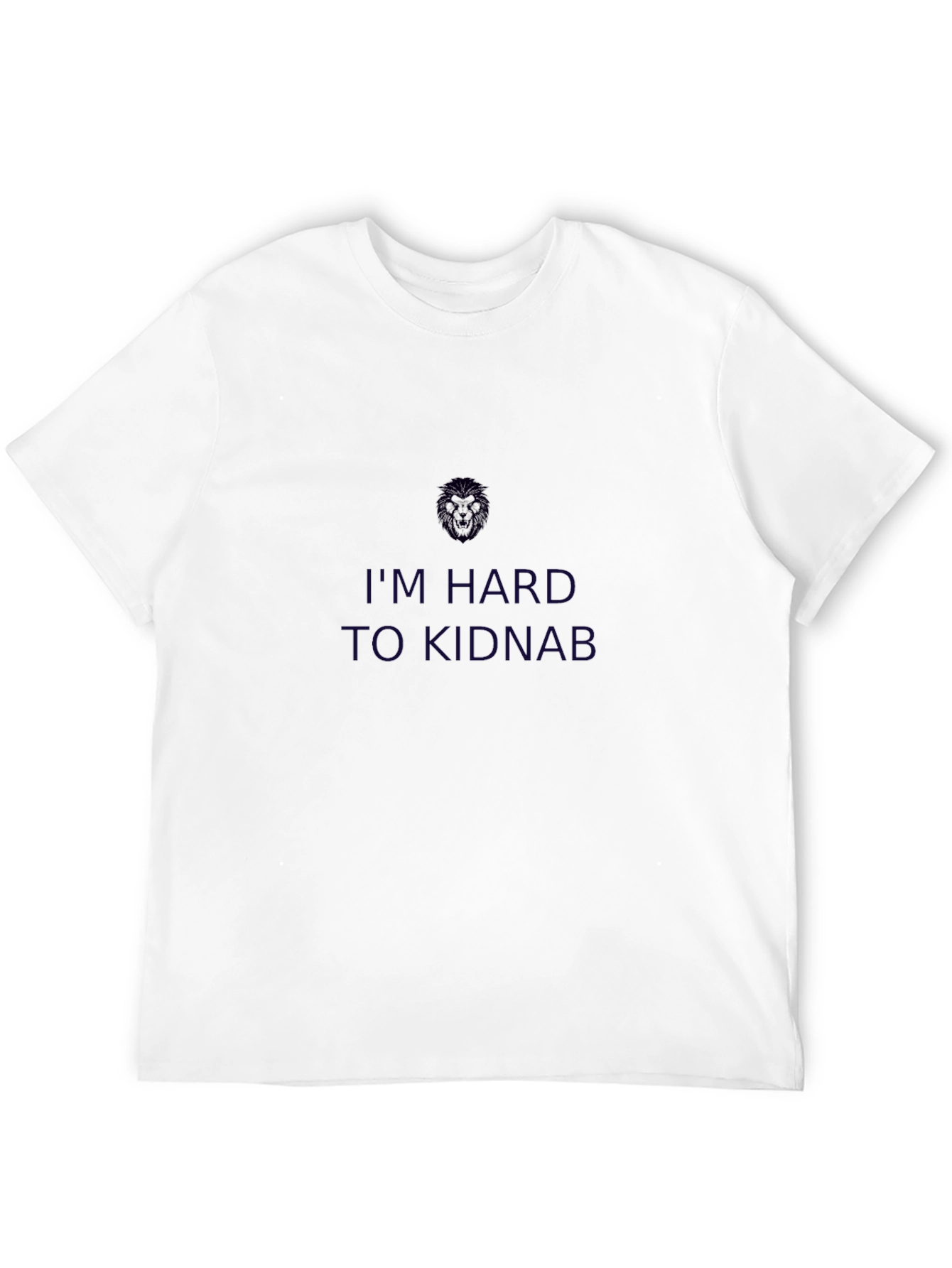 Im Hard to Kidnap Tee -  Black Casual T-Shirt
