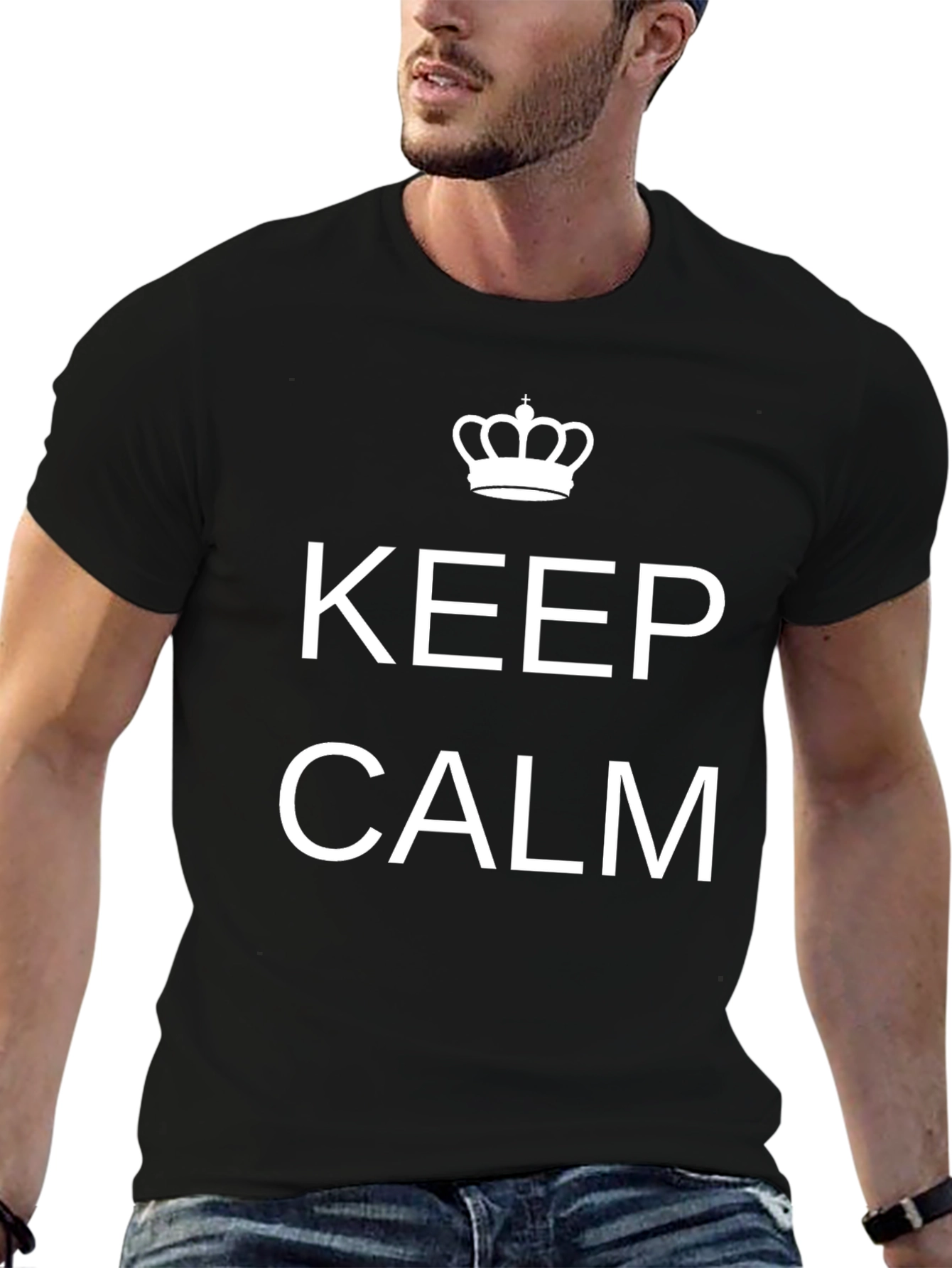 Keep Calm T-Shirt - Classic Slogan Tee