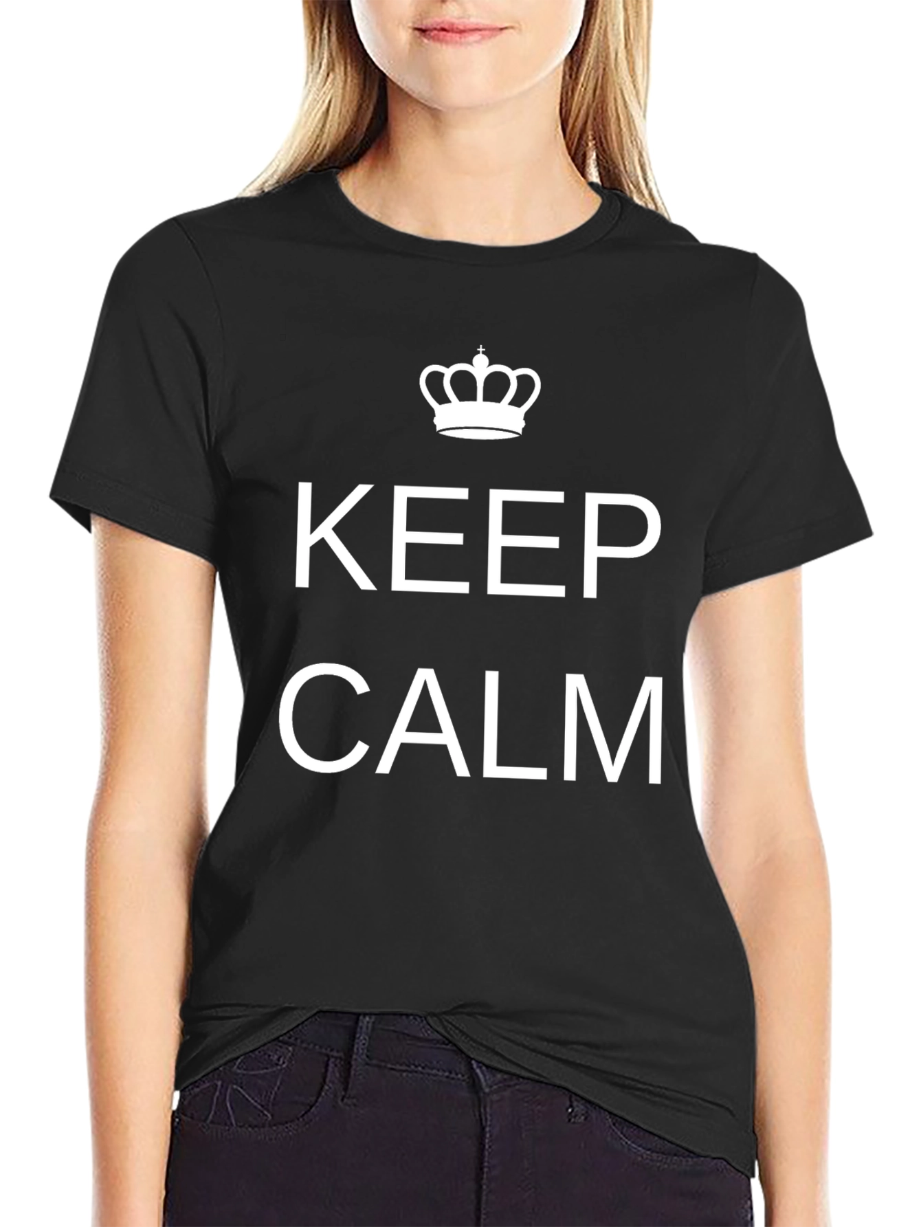 Keep Calm T-Shirt - Classic Slogan Tee