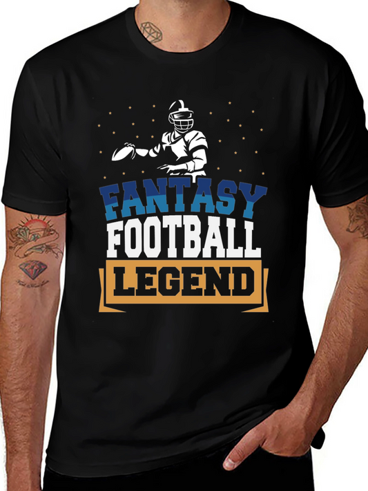 Fantasy Football Legend Black T-Shirt