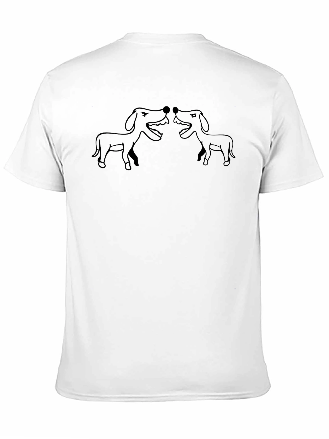 Dog Graphic Black T-Shirt