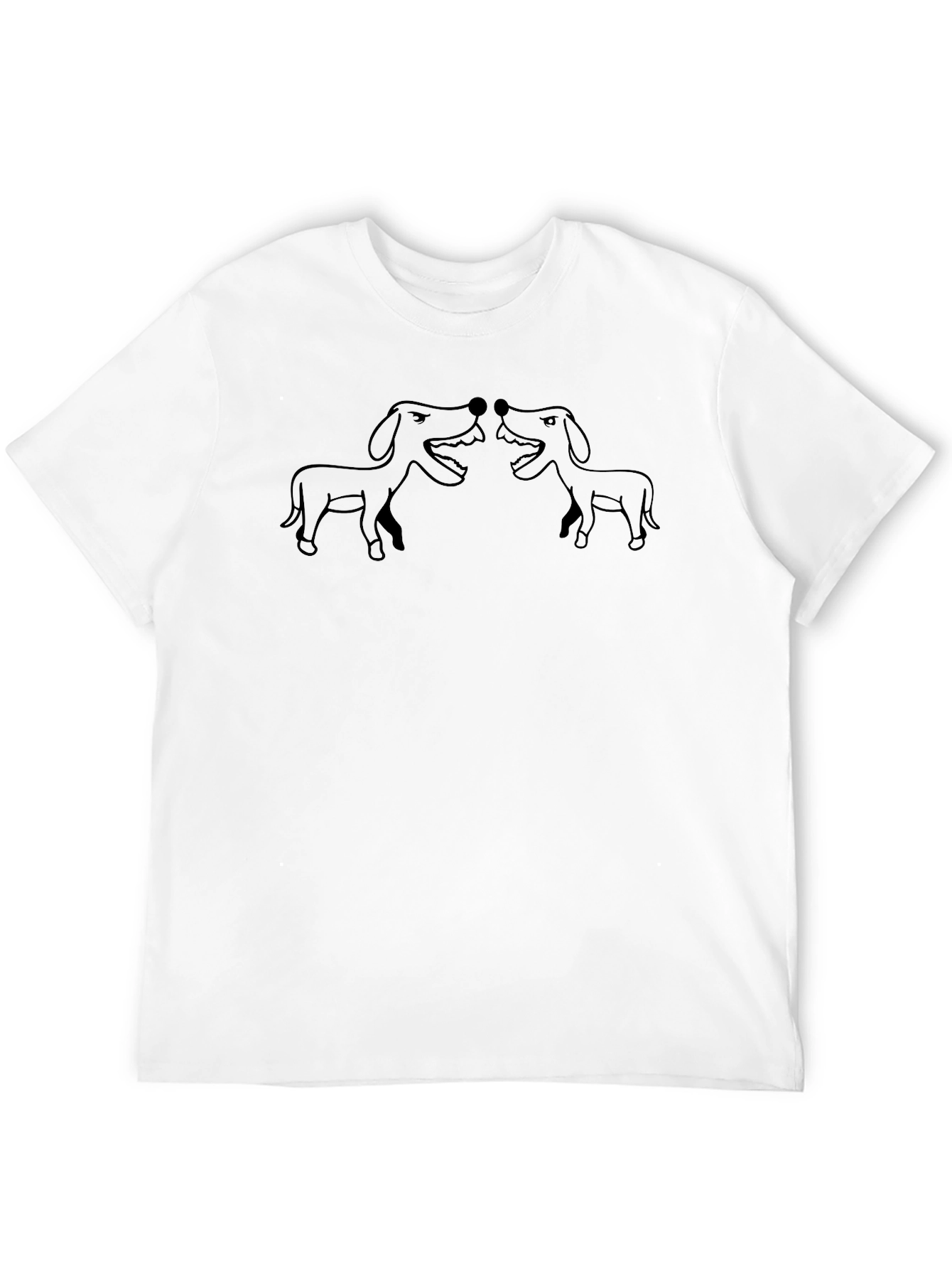 Dog Graphic Black T-Shirt