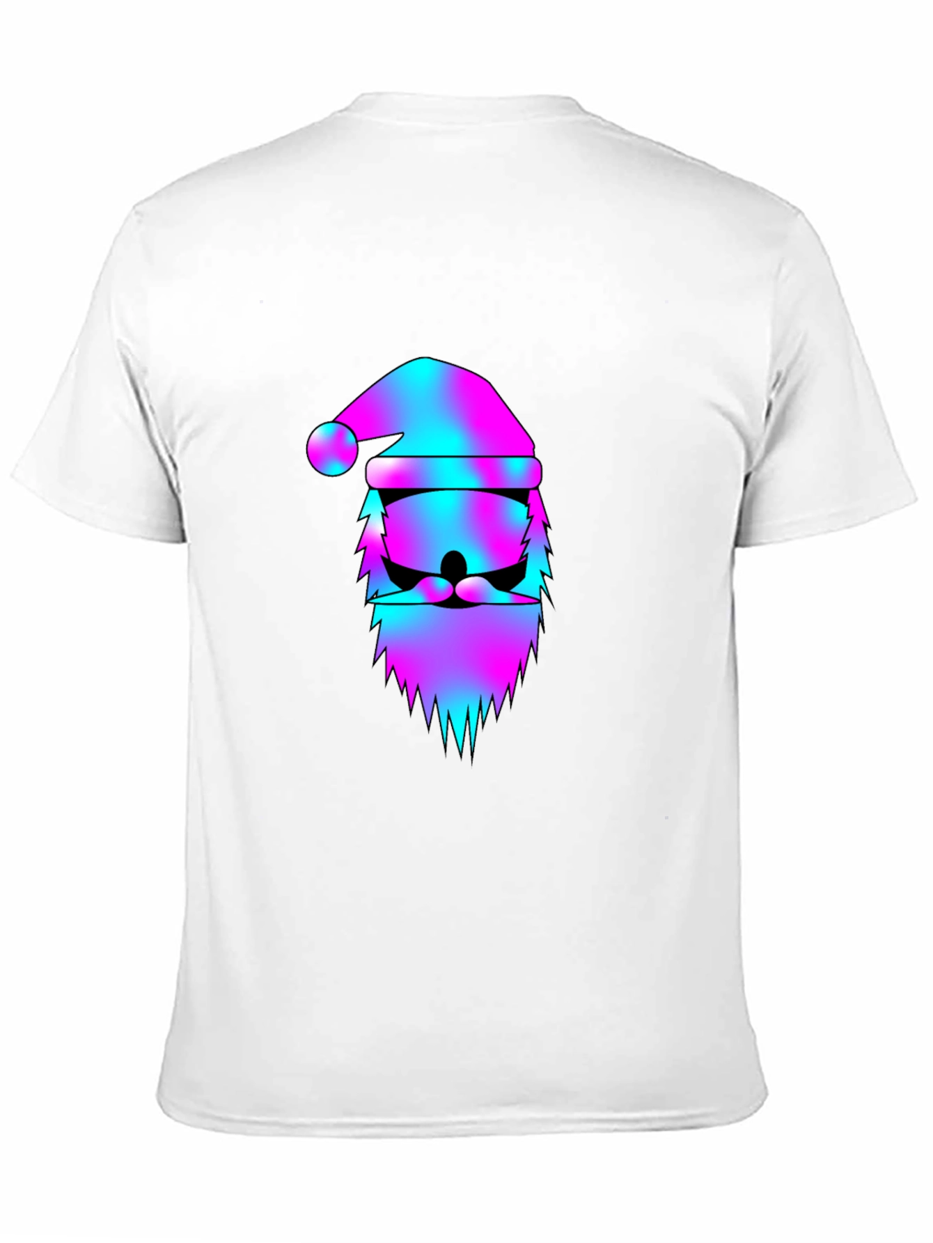 Vaporwave Santa Claus Graphic Tee
