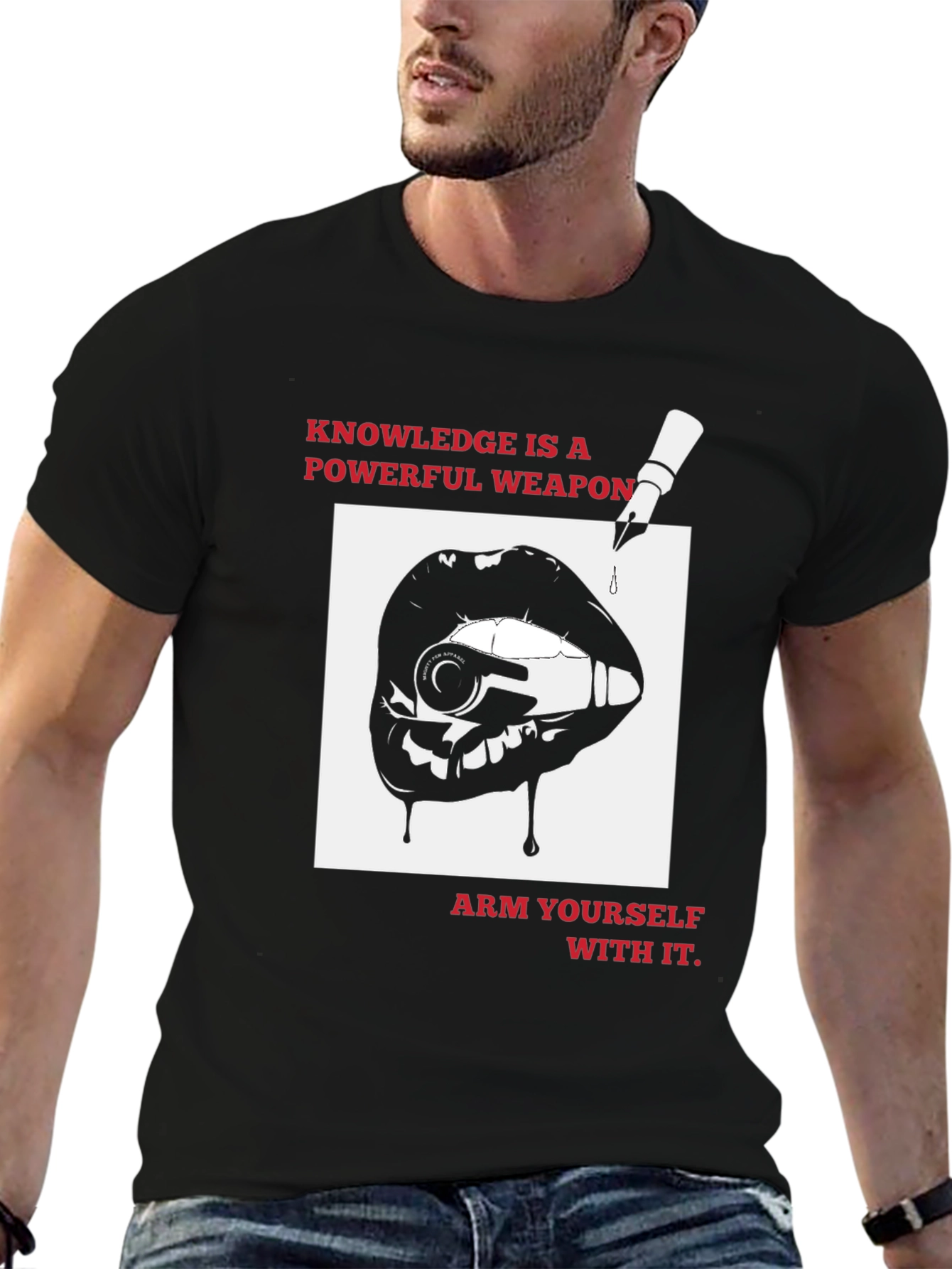 Knowledge is Power T-Shirt - Unique Graphic Tee