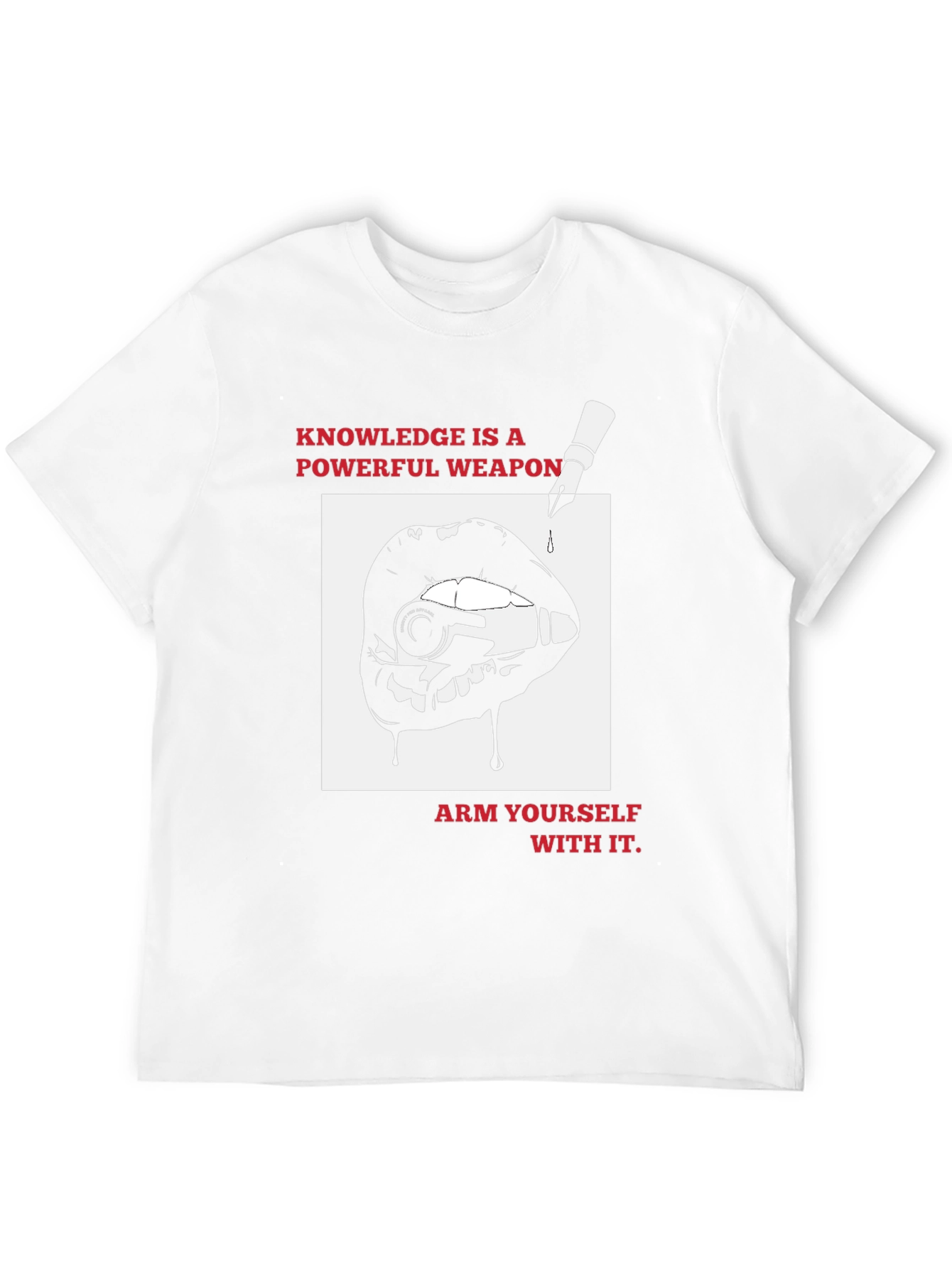 Knowledge is Power T-Shirt - Unique Graphic Tee