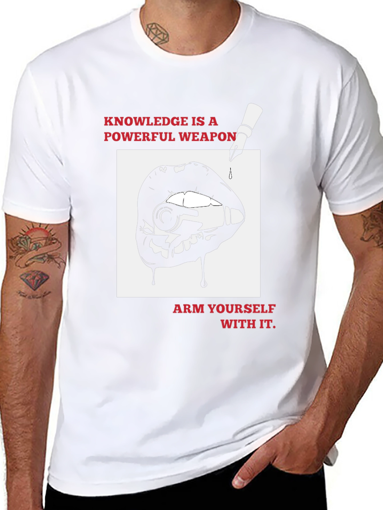 Knowledge is Power T-Shirt - Unique Graphic Tee
