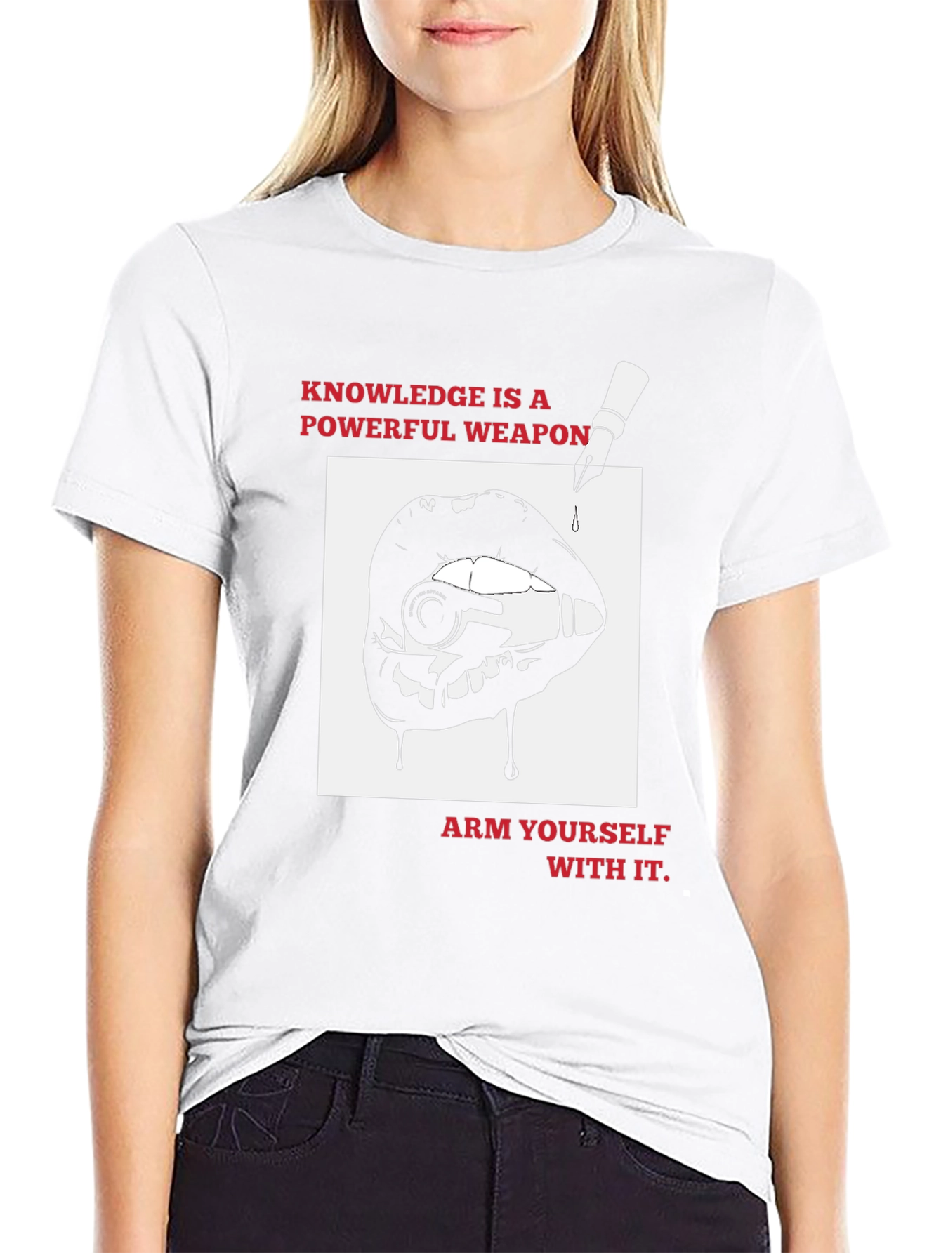 Knowledge is Power T-Shirt - Unique Graphic Tee