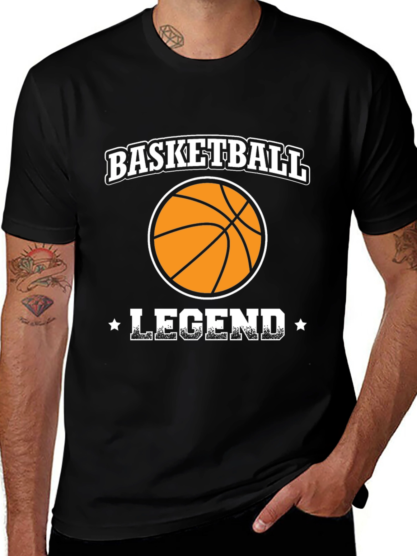 Basketball Legend Black T-Shirt
