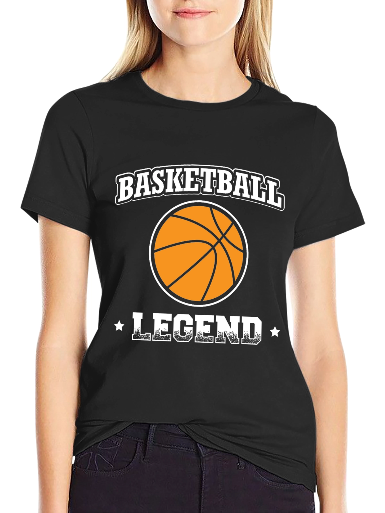 Basketball Legend Black T-Shirt