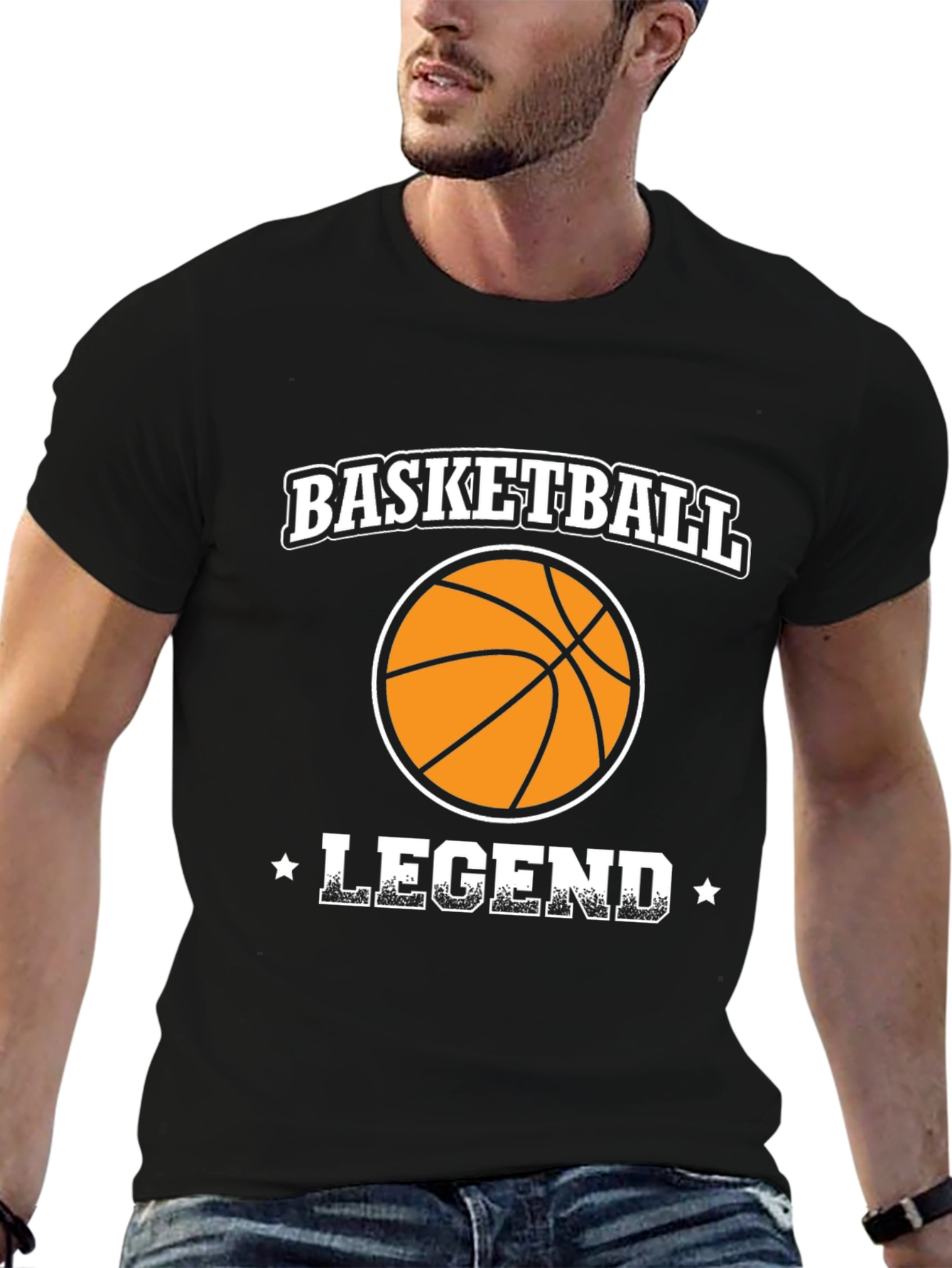 Basketball Legend Black T-Shirt
