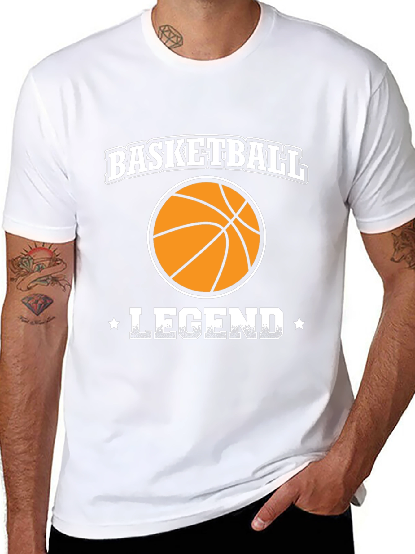 Basketball Legend Black T-Shirt