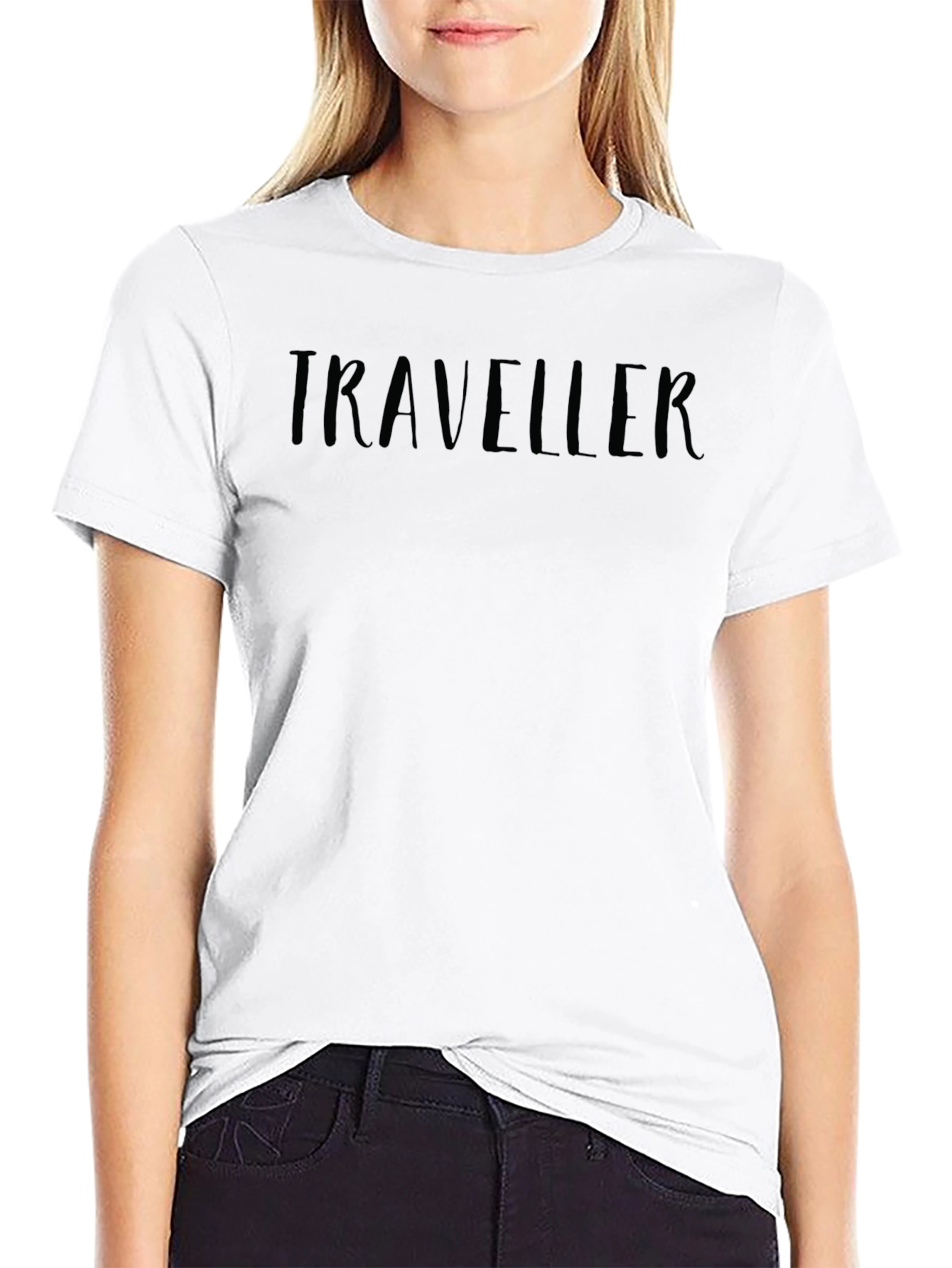 Traveller Graphic Black T-Shirt Casual Wear