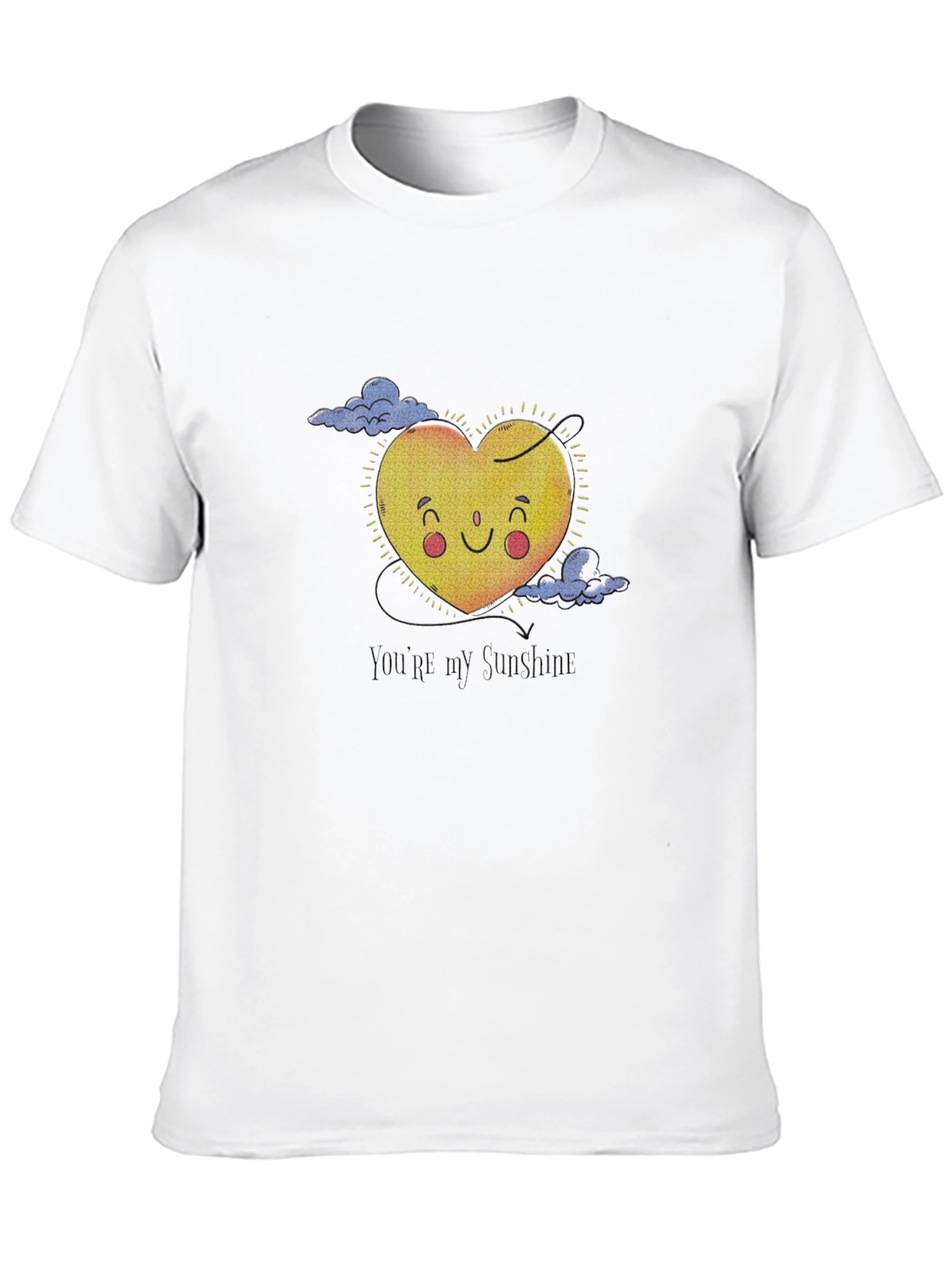 Sunshine Heart Graphic T-Shirt - Black