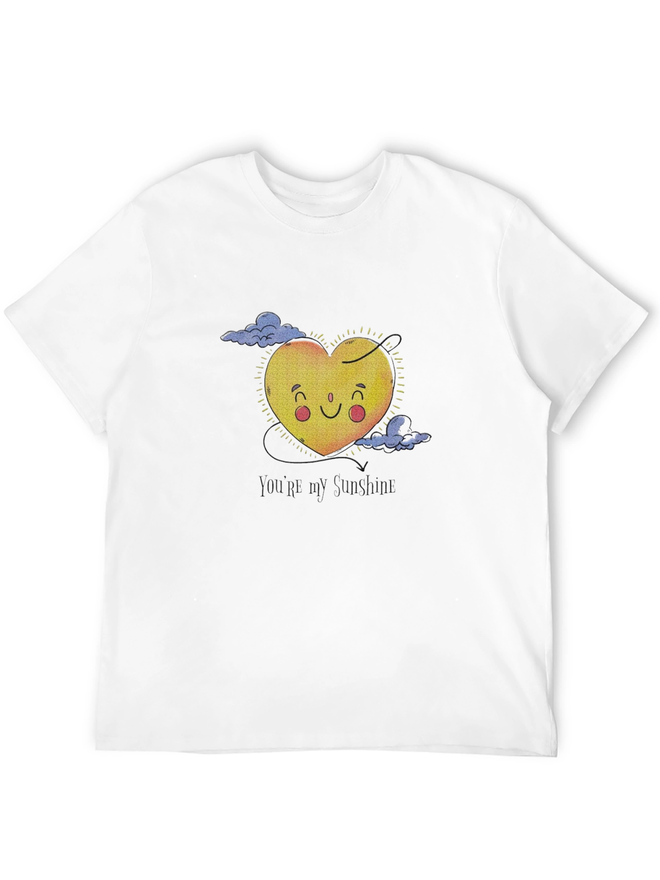 Sunshine Heart Graphic T-Shirt - Black