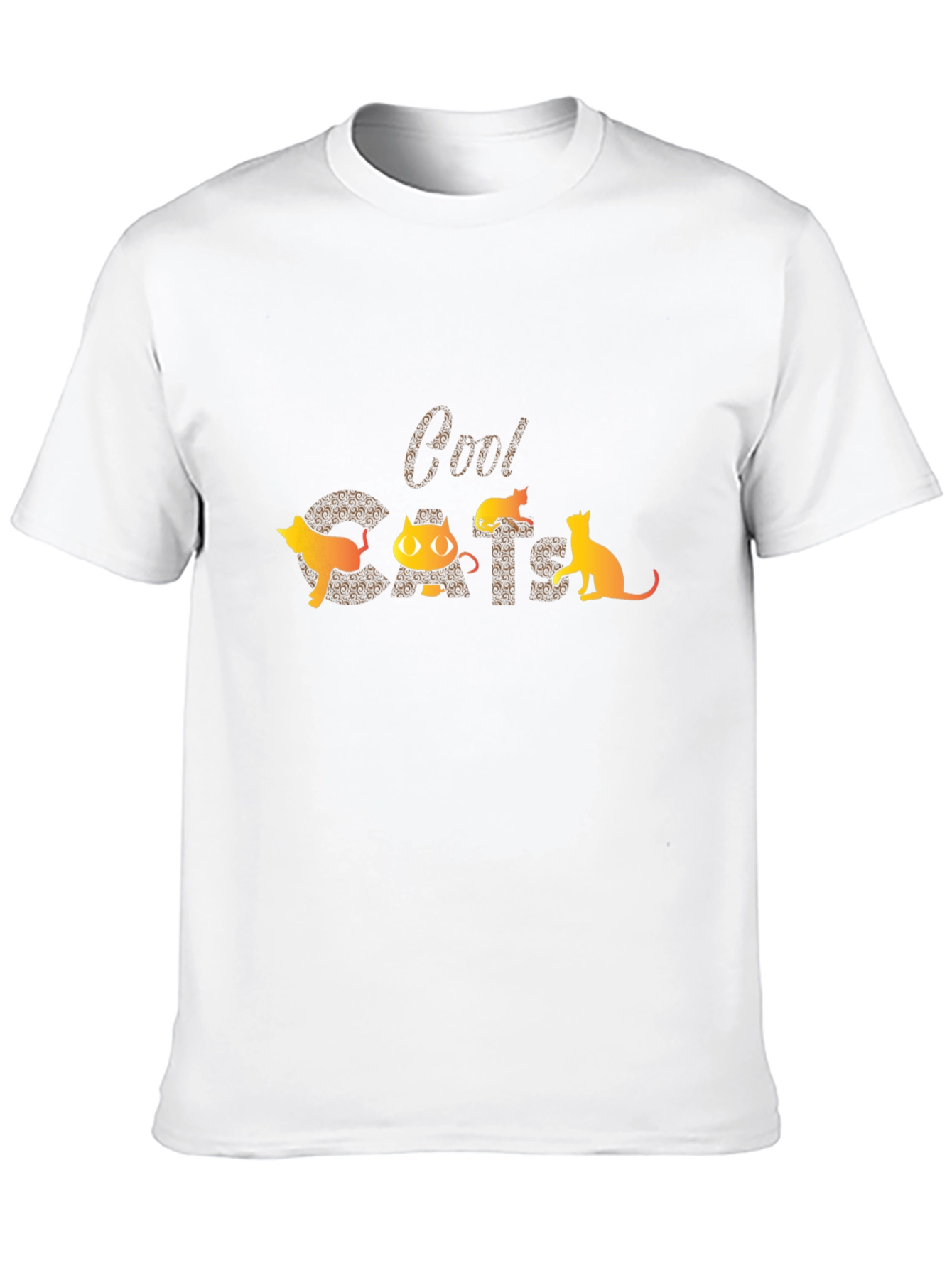Cool Cats Graphic Tee - Mens Black T-Shirt