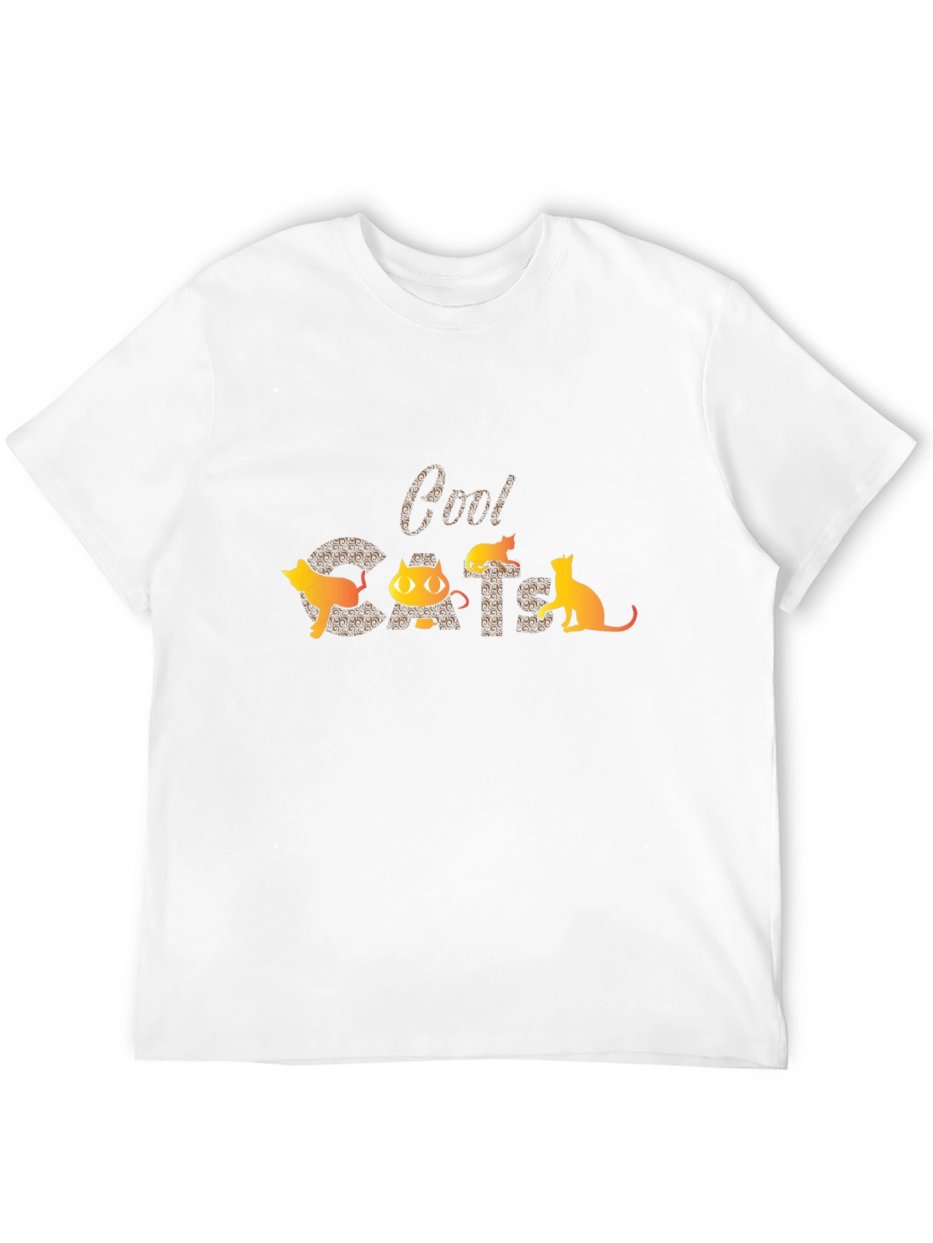 Cool Cats Graphic Tee - Mens Black T-Shirt