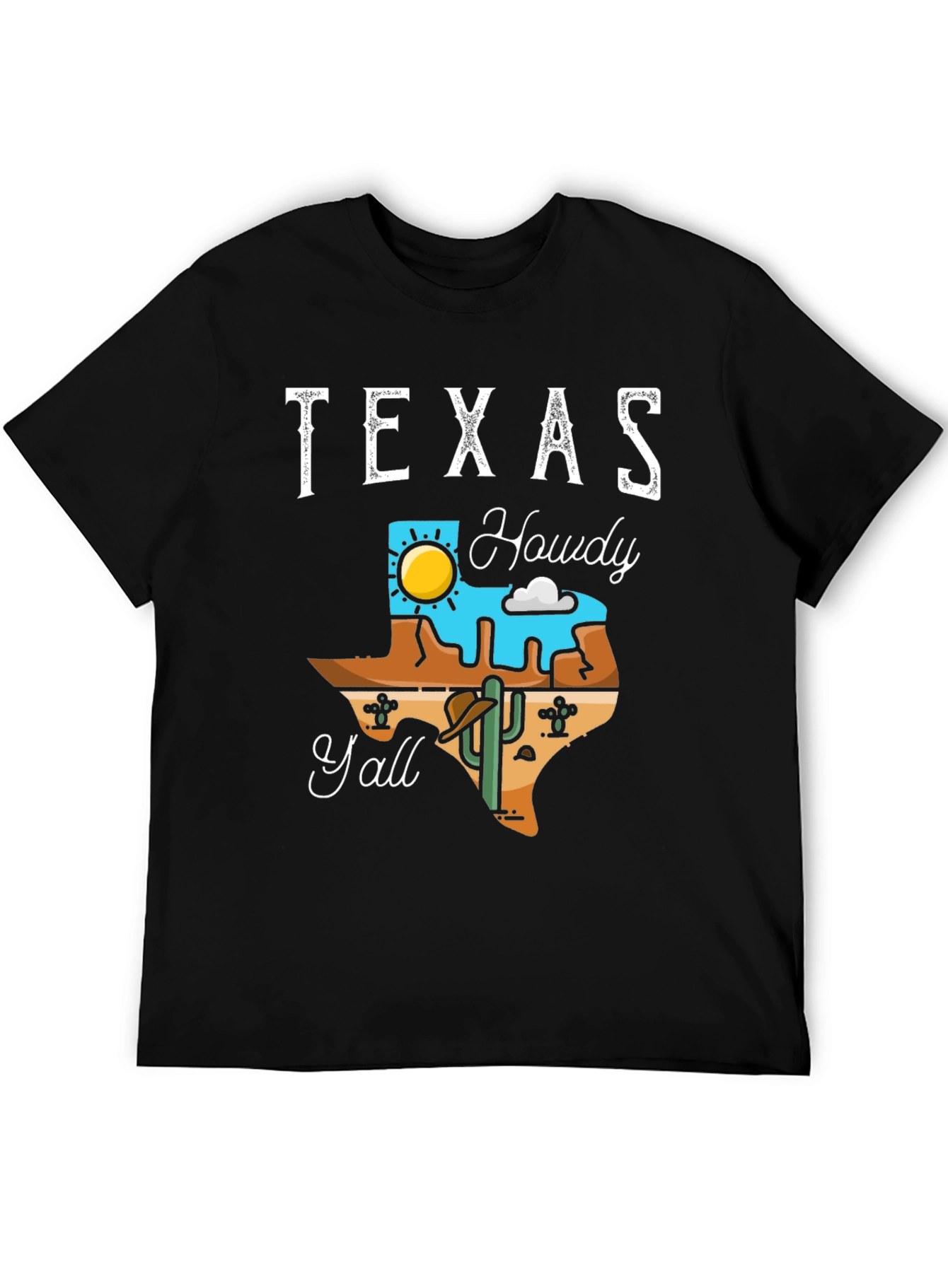 Texas Howdy Yall T-Shirt - Western Style