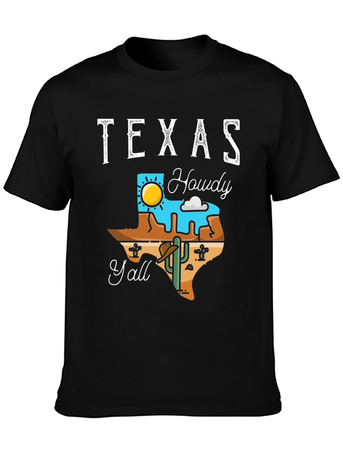Texas Howdy Yall T-Shirt - Western Style