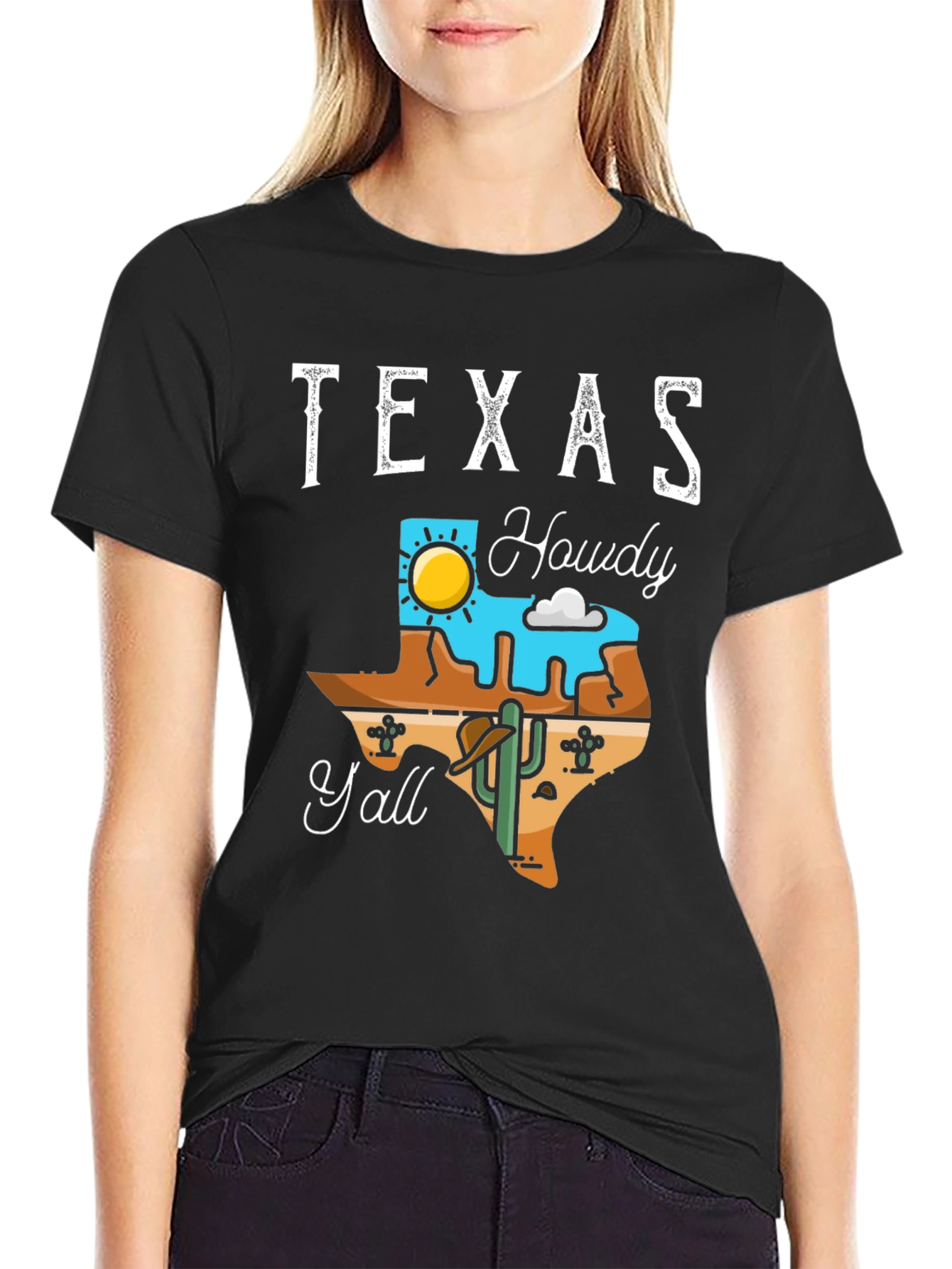 Texas Howdy Yall T-Shirt - Western Style