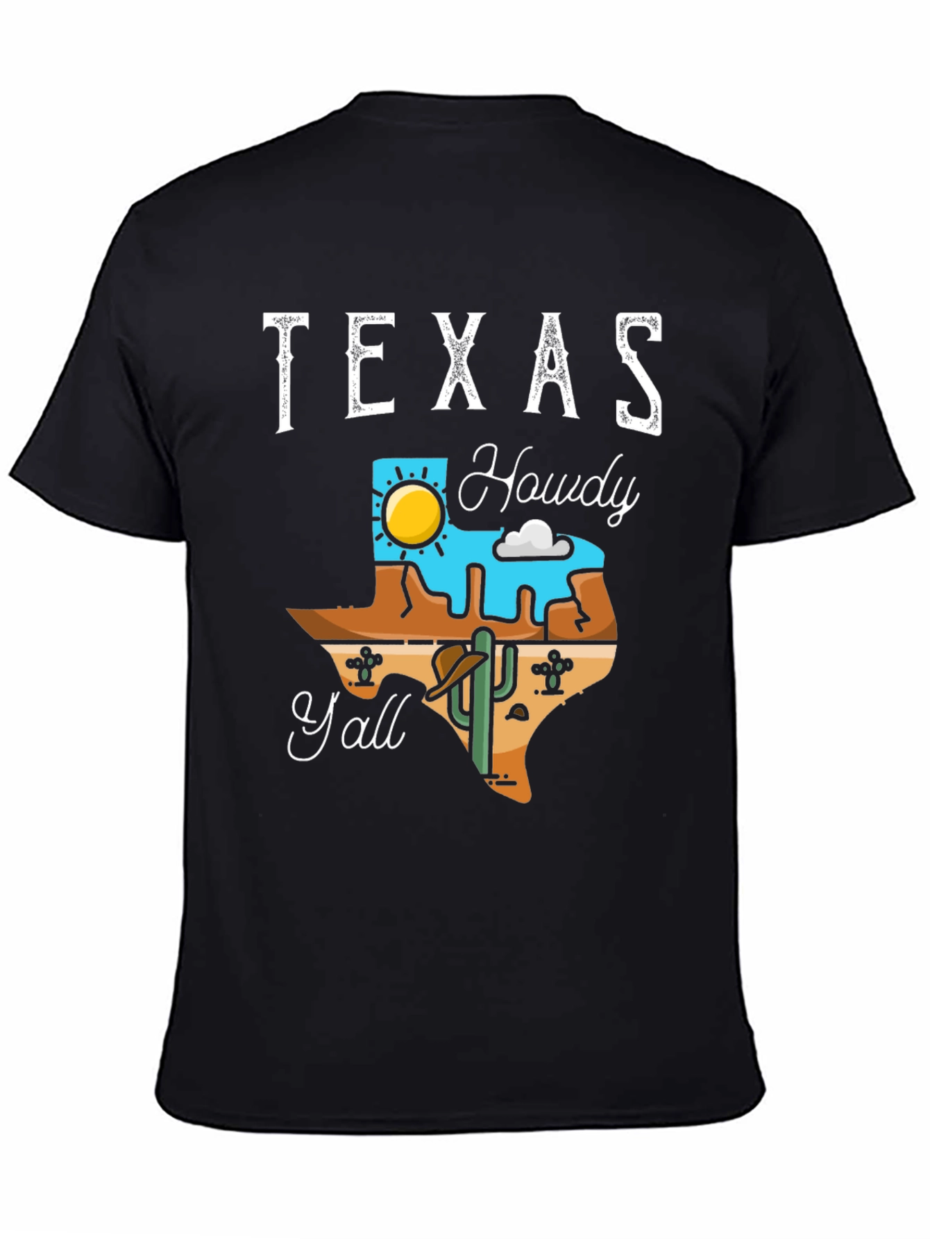 Texas Howdy Yall T-Shirt - Western Style