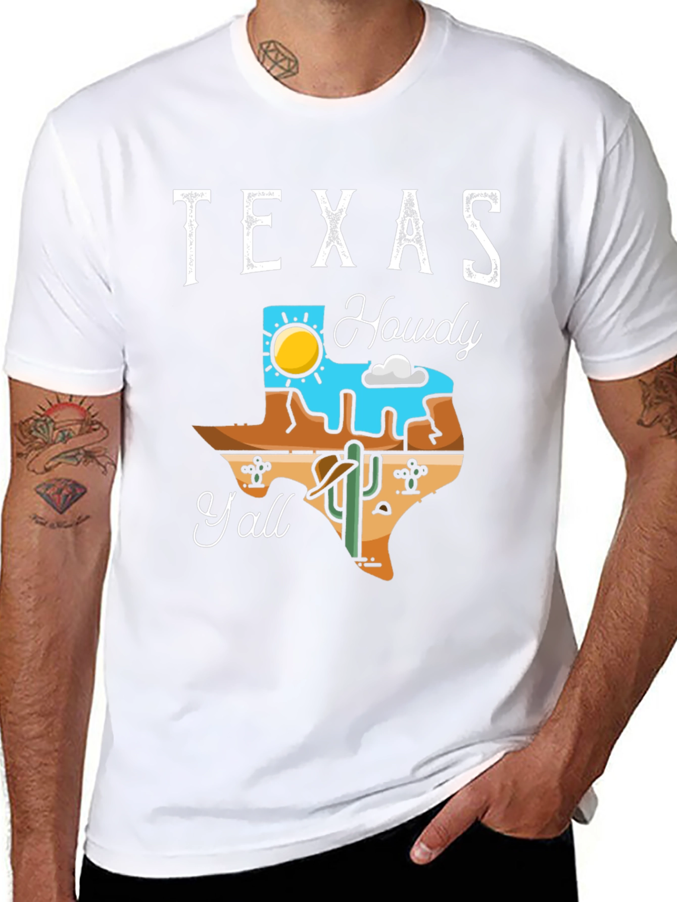 Texas Howdy Yall T-Shirt - Western Style