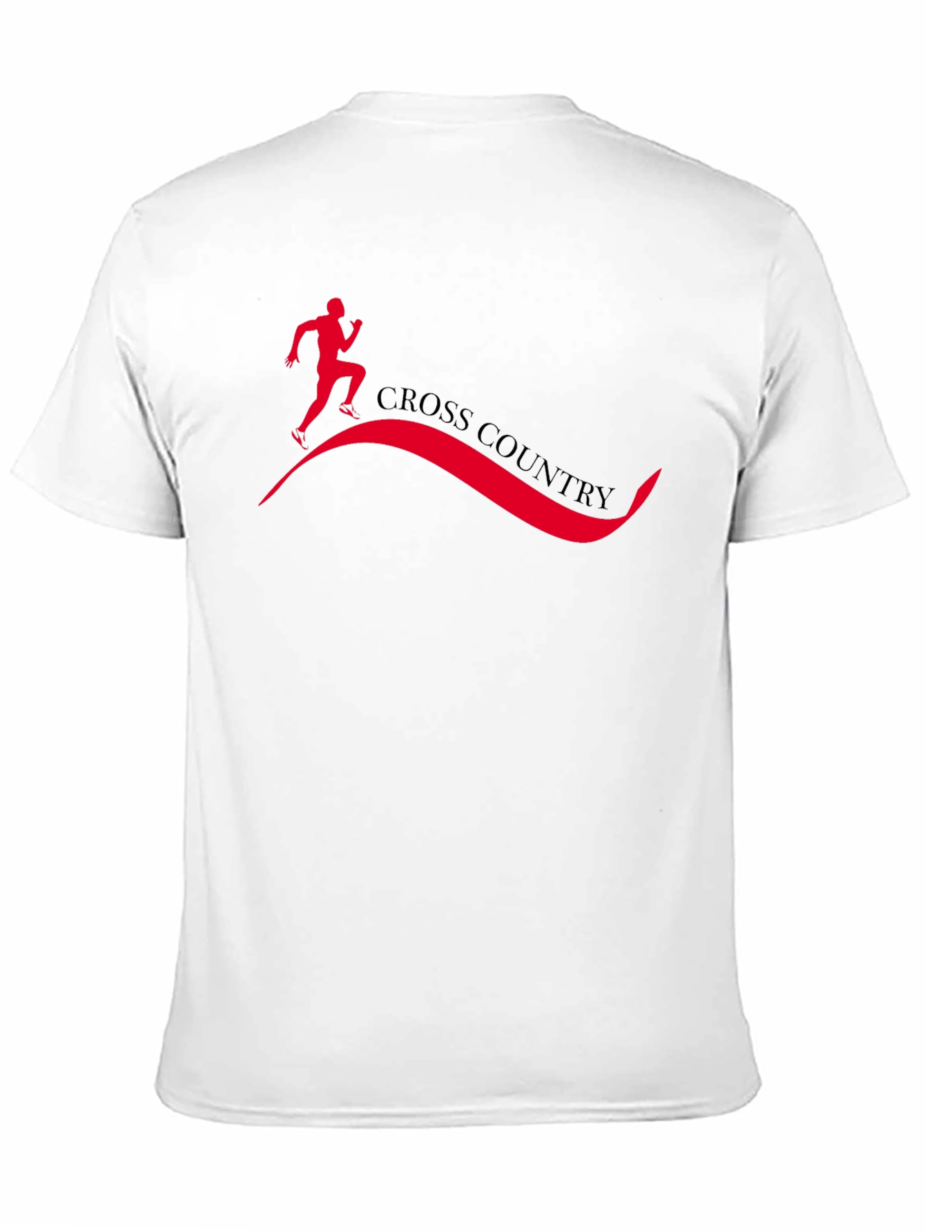 Cross Country Runner Graphic Tee - Black
