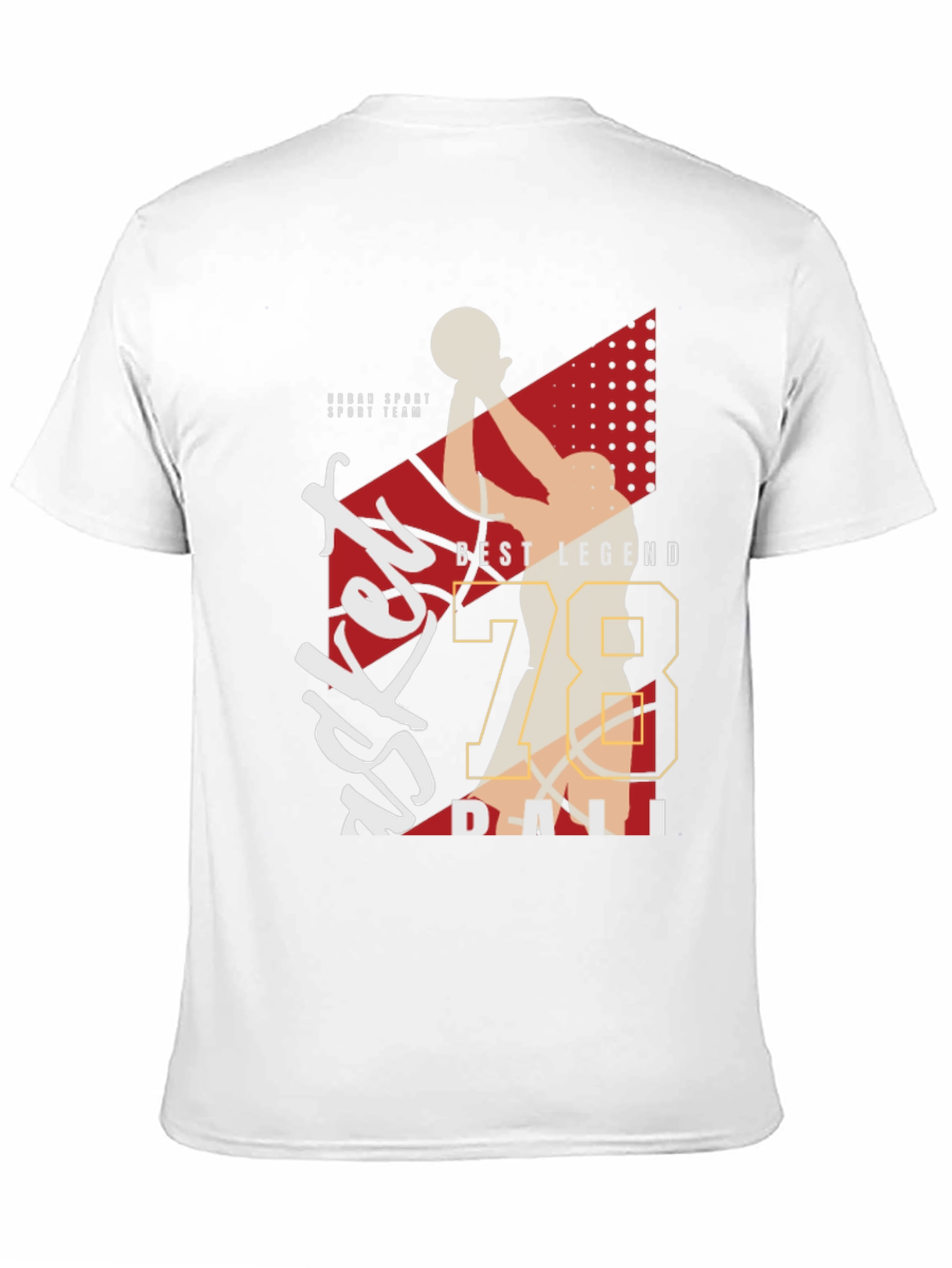 Basketball Legend Graphic Tee - Sporty Style