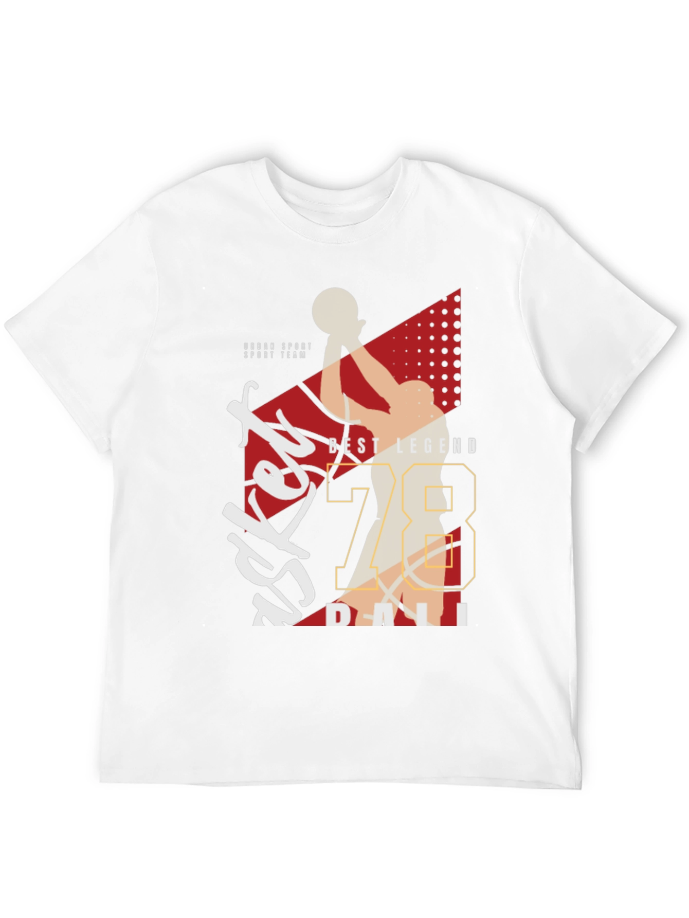 Basketball Legend Graphic Tee - Sporty Style