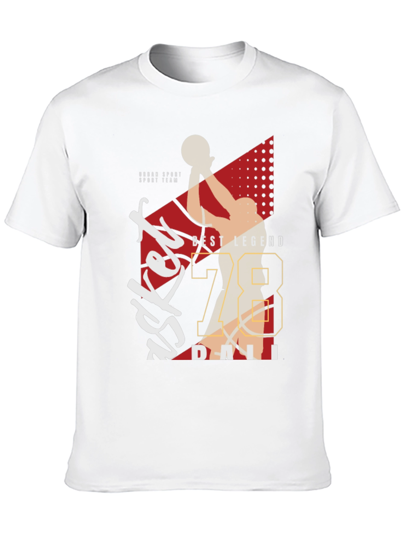 Basketball Legend Graphic Tee - Sporty Style