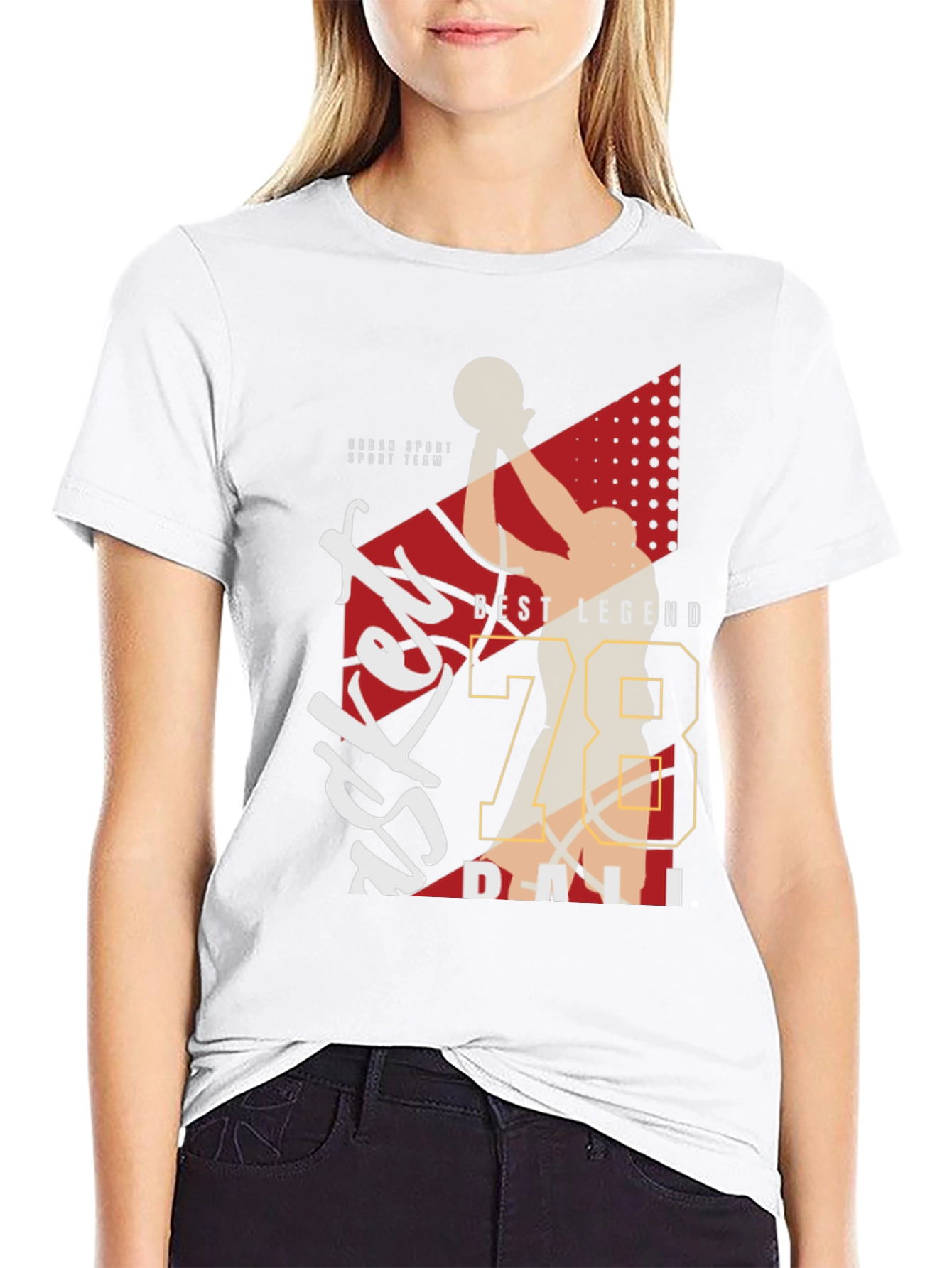 Basketball Legend Graphic Tee - Sporty Style