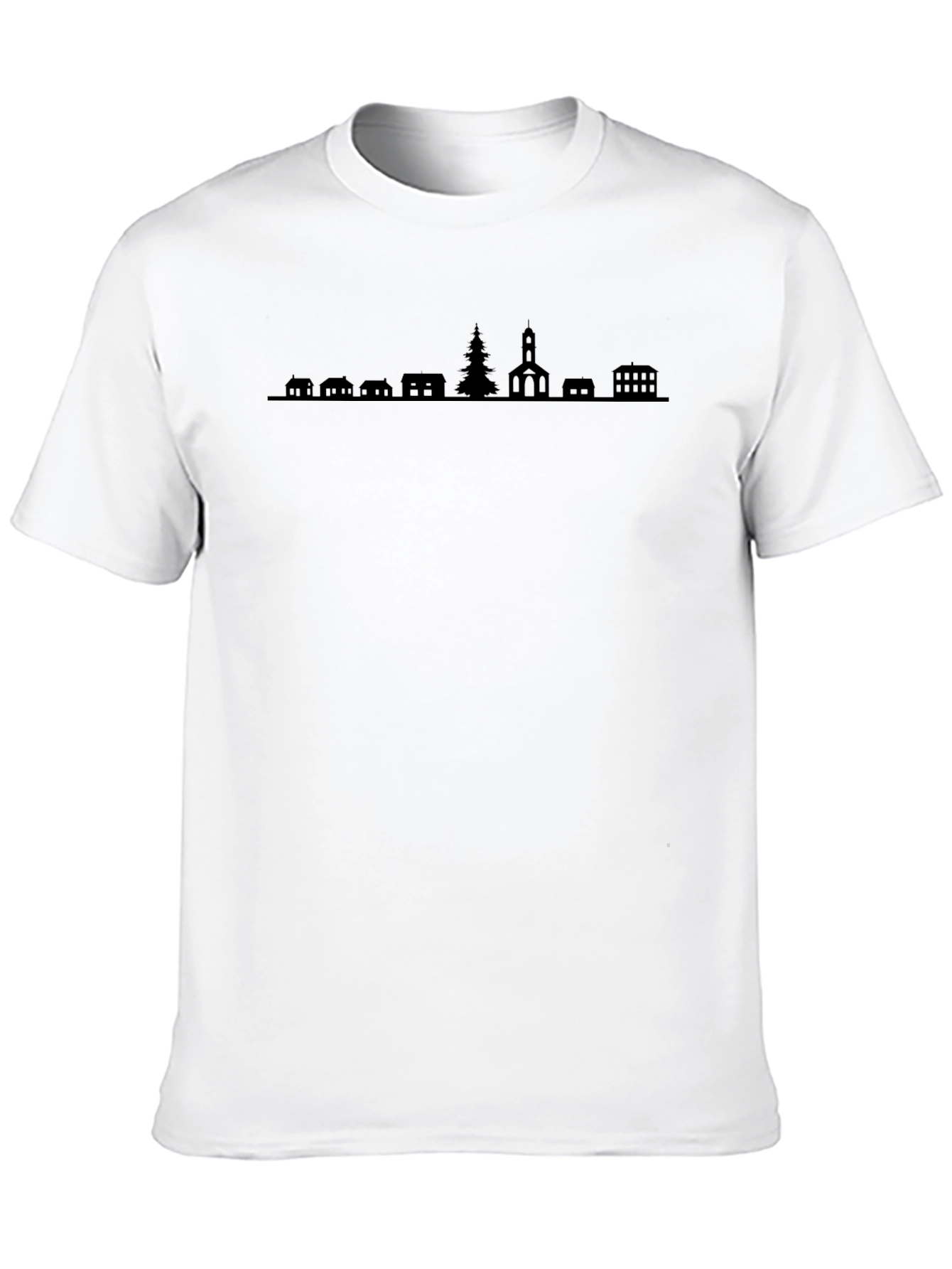 Cityscape Silhouette Tee - Urban Style