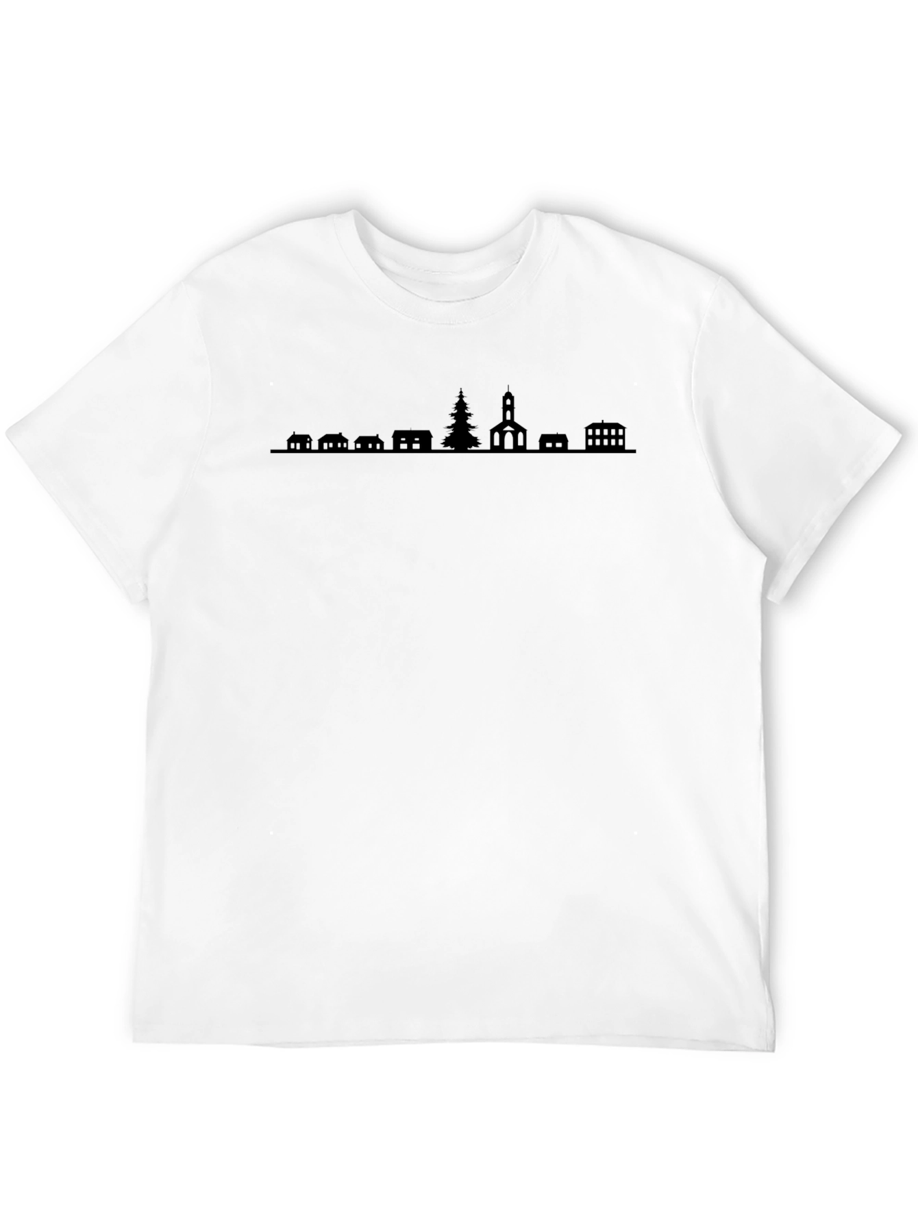 Cityscape Silhouette Tee - Urban Style