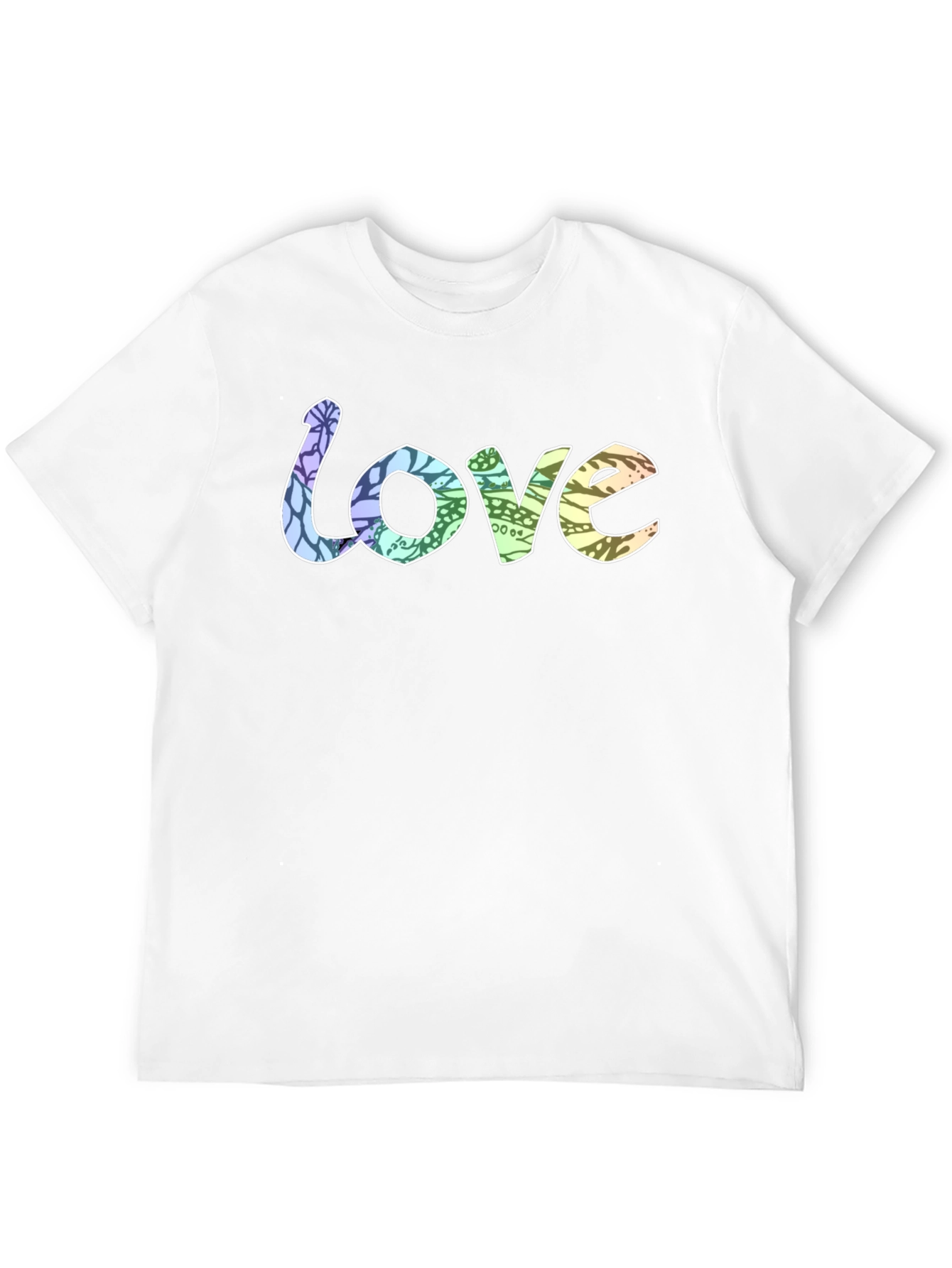 Love Graphic Print Tee - Black