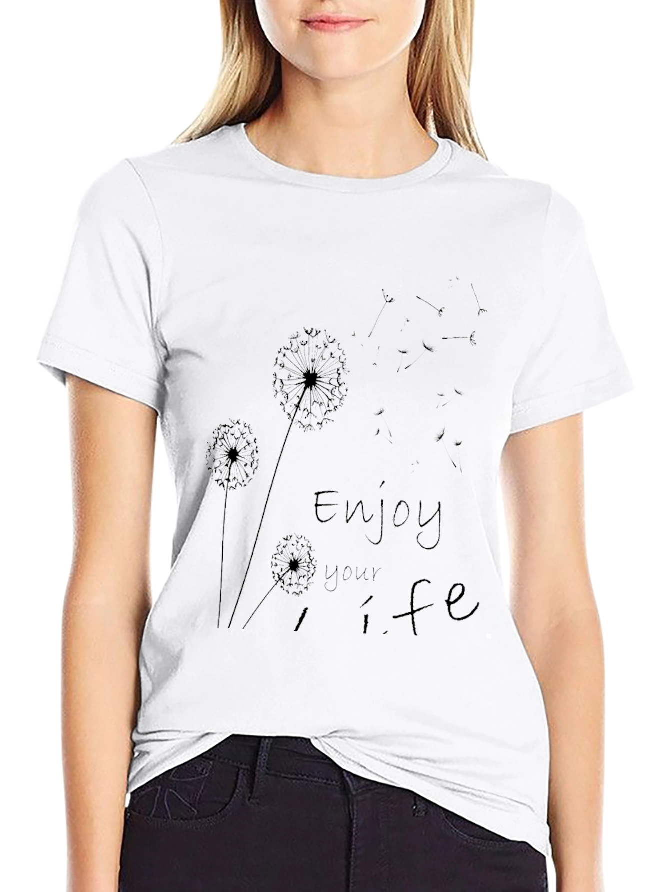 Enjoy Life Dandelion Black Tee
