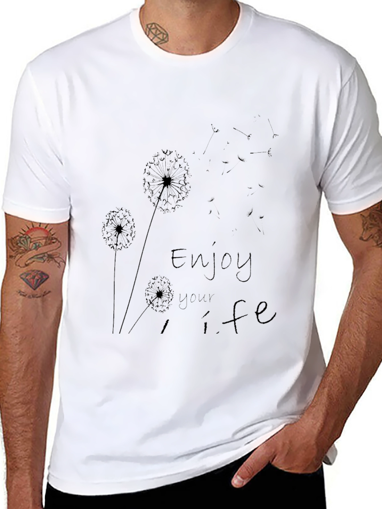 Enjoy Life Dandelion Black Tee