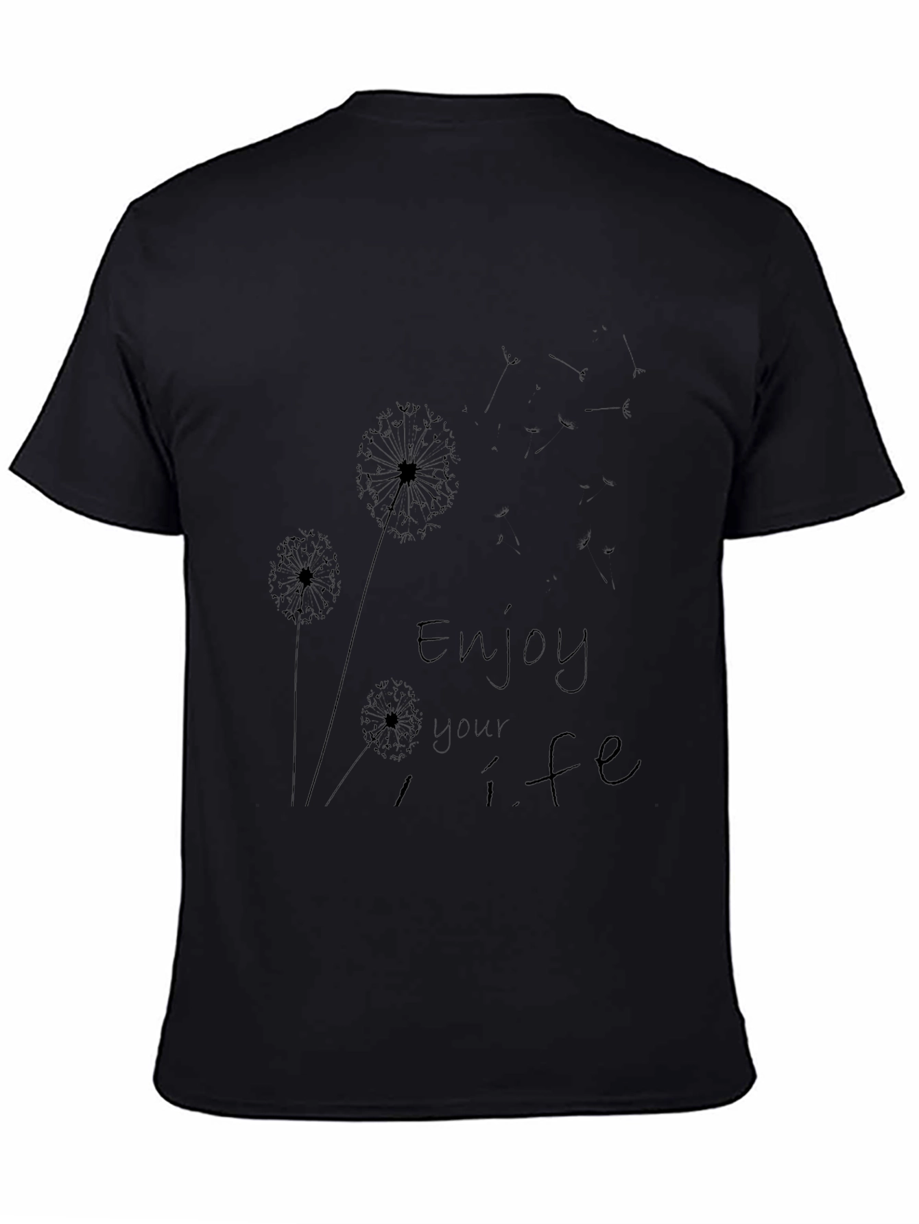 Enjoy Life Dandelion Black Tee