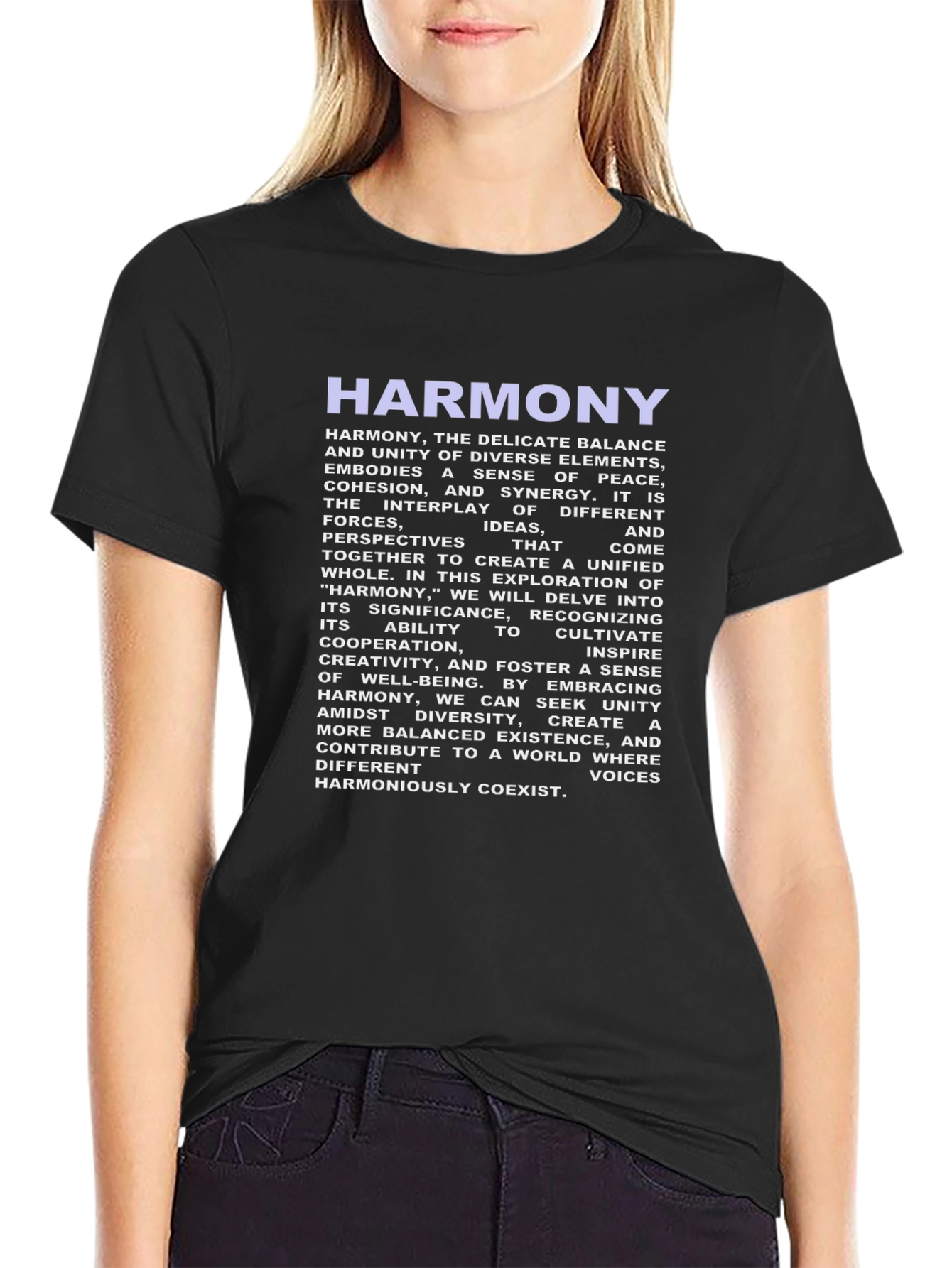 Harmony Graphic T-Shirt - Peace & Unity Design