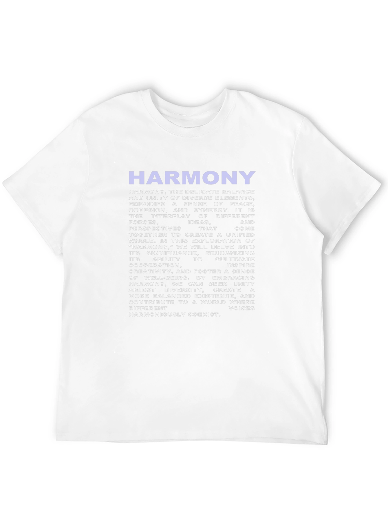 Harmony Graphic T-Shirt - Peace & Unity Design
