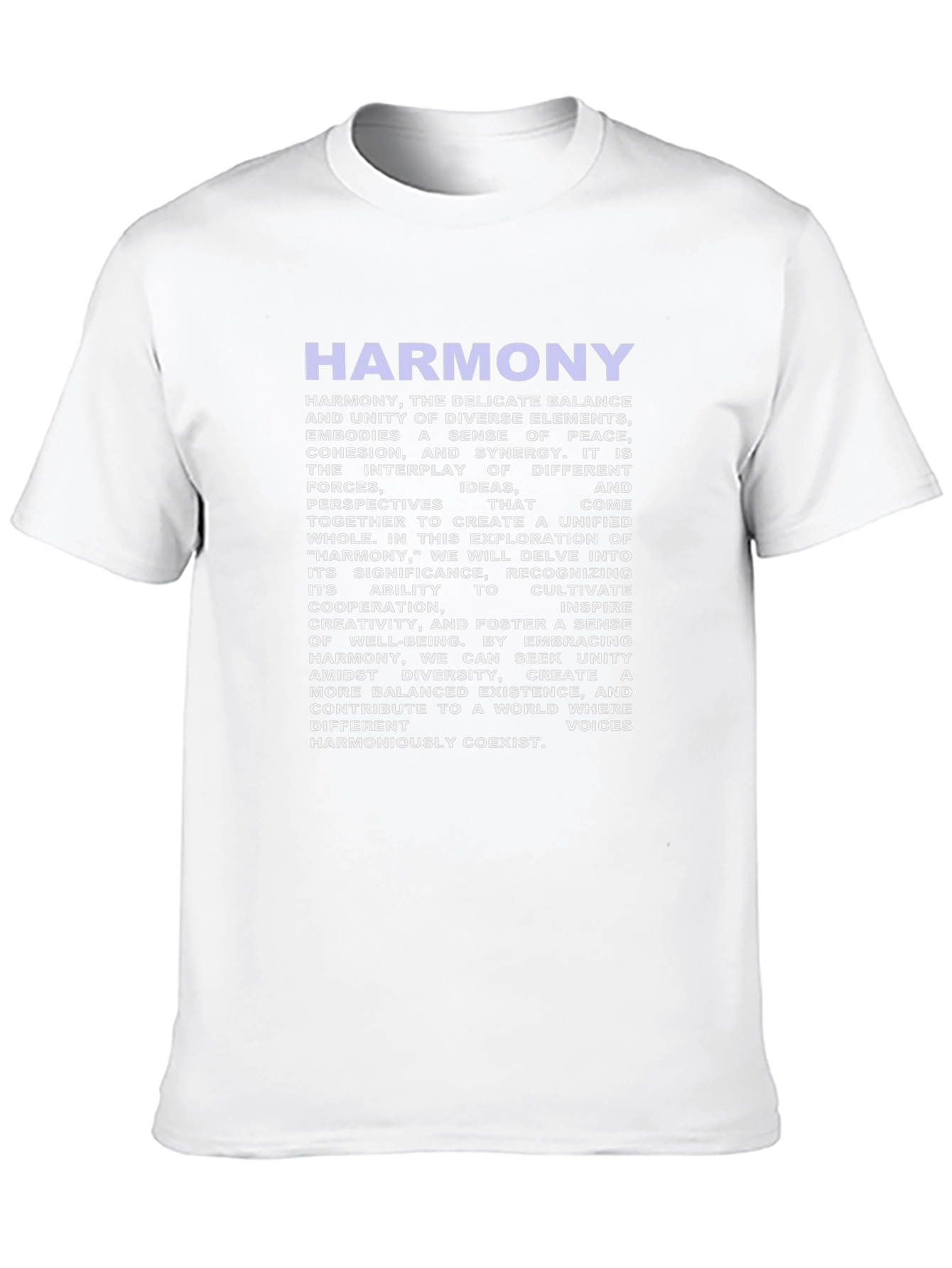Harmony Graphic T-Shirt - Peace & Unity Design