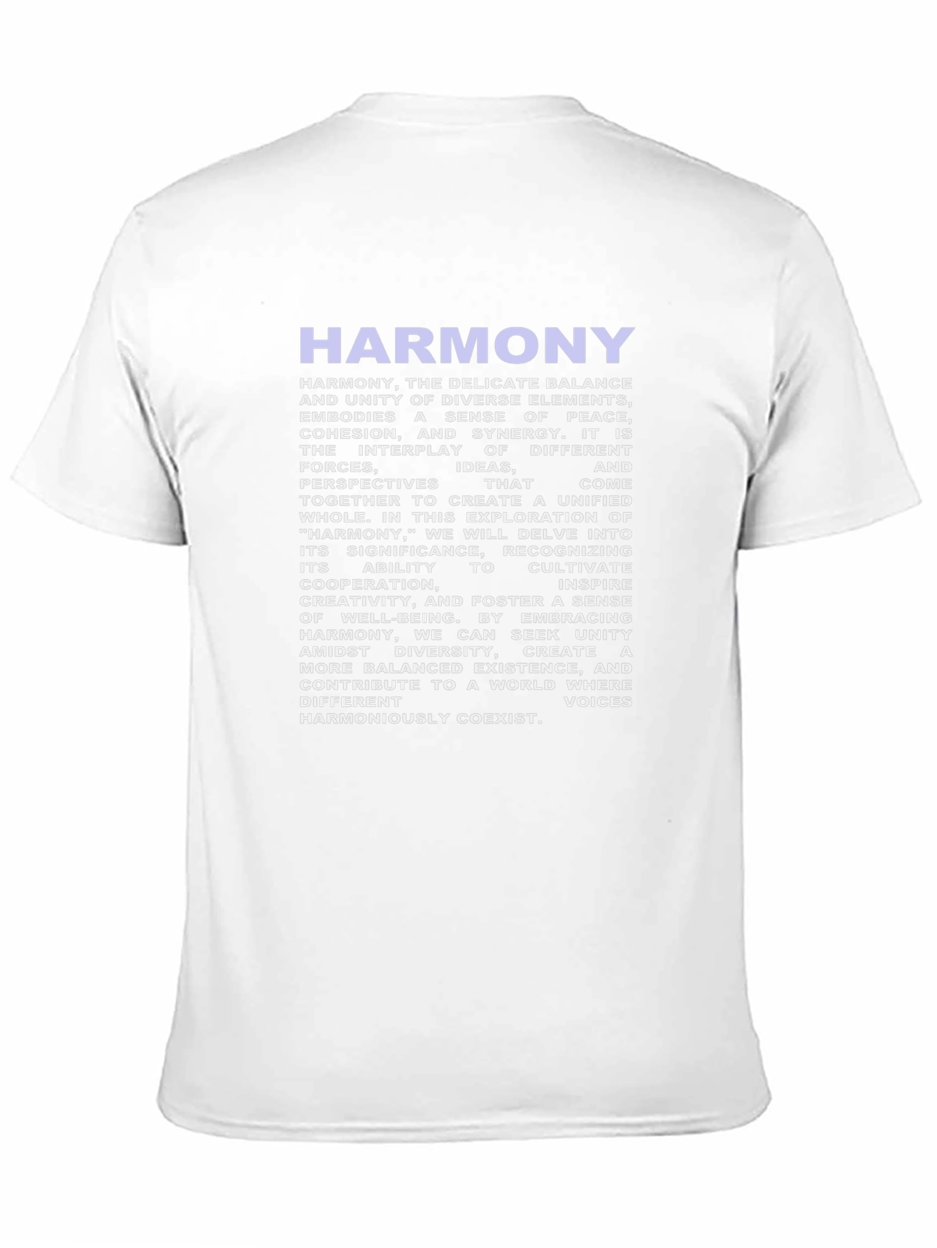 Harmony Graphic T-Shirt - Peace & Unity Design