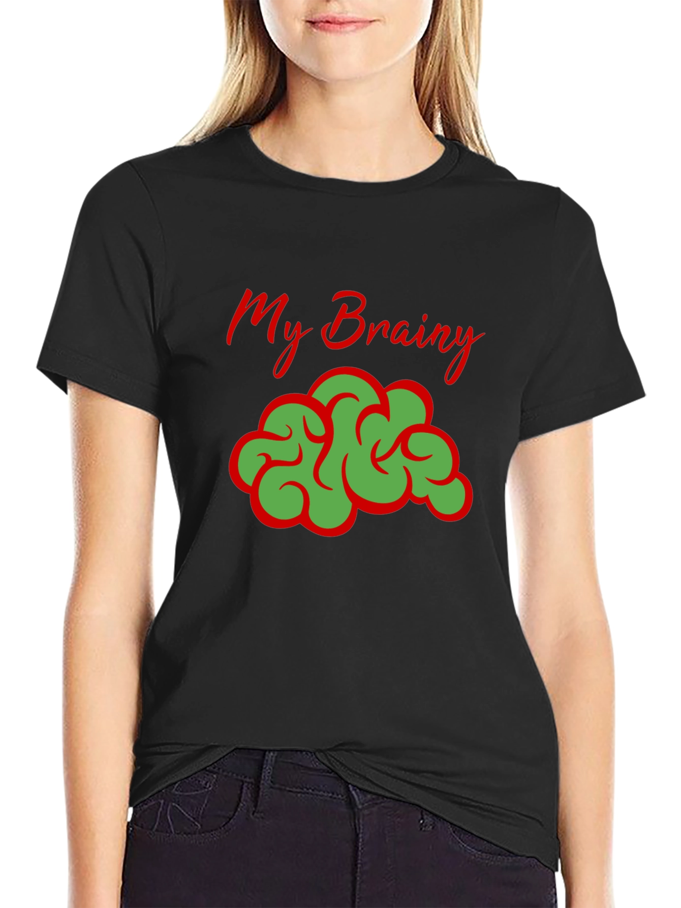 My Brainy T-Shirt - Funny Brain Graphic Tee