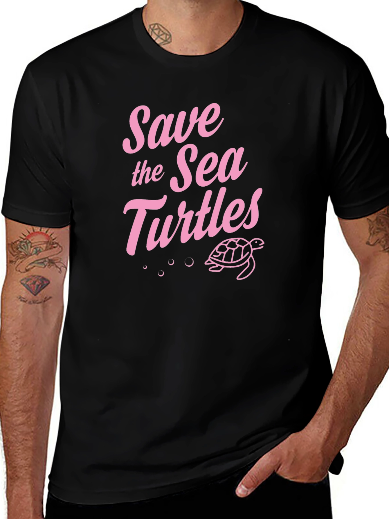 Save the Sea Turtles Graphic T-Shirt