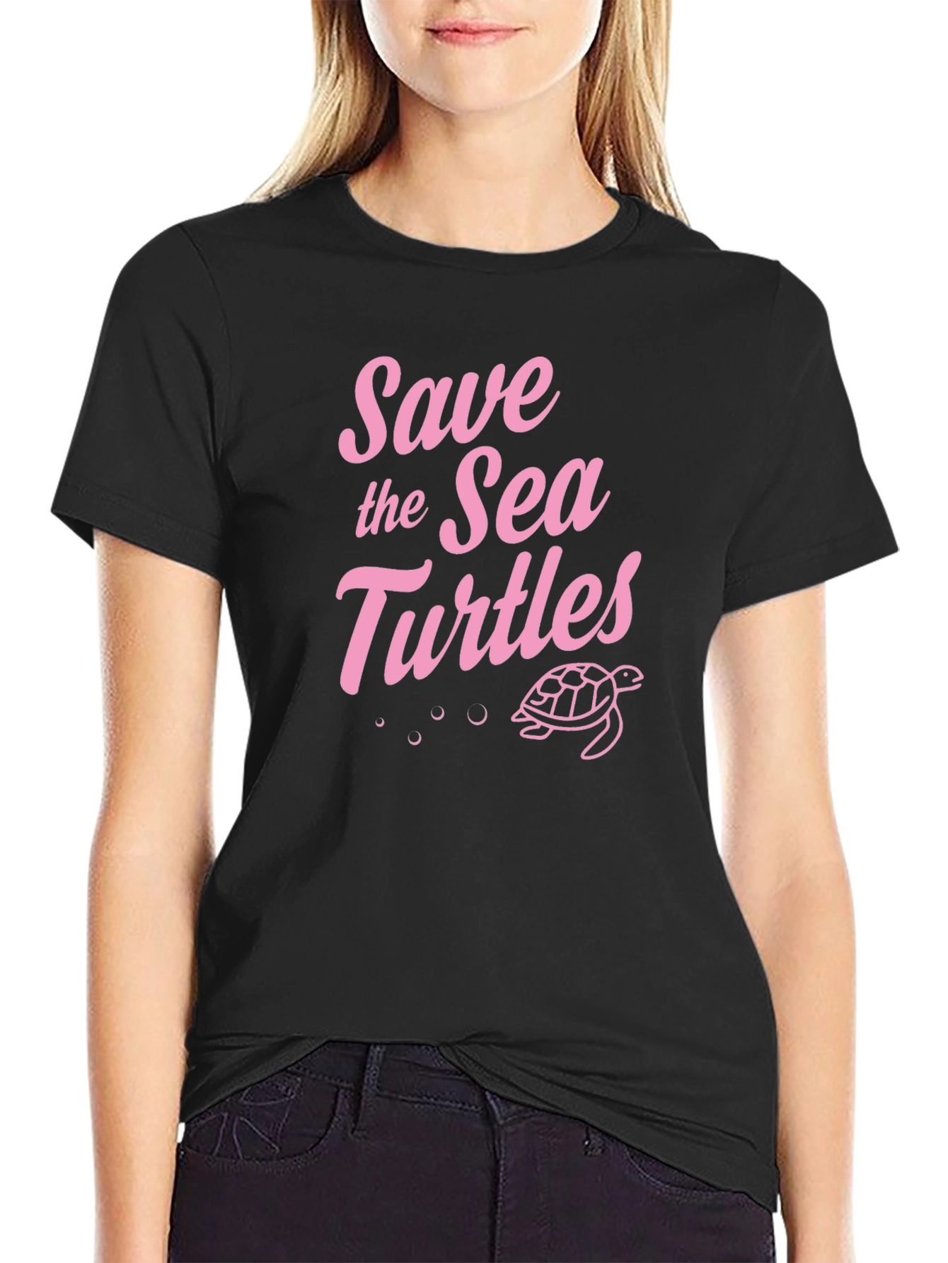 Save the Sea Turtles Graphic T-Shirt