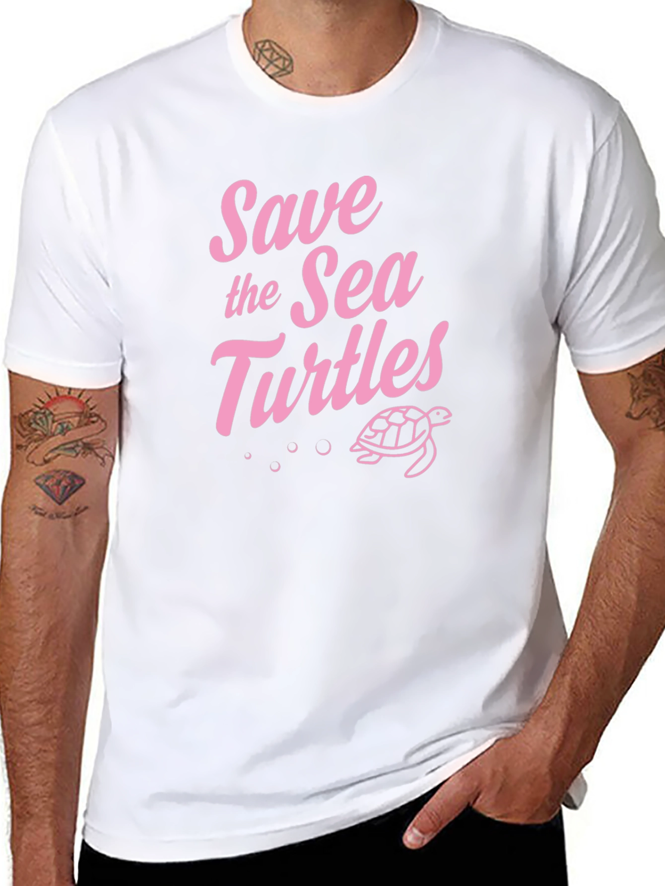 Save the Sea Turtles Graphic T-Shirt