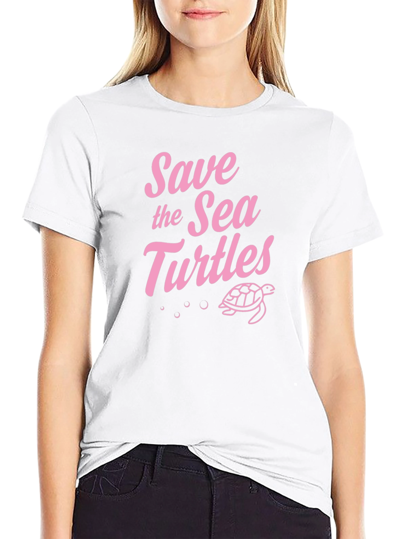 Save the Sea Turtles Graphic T-Shirt