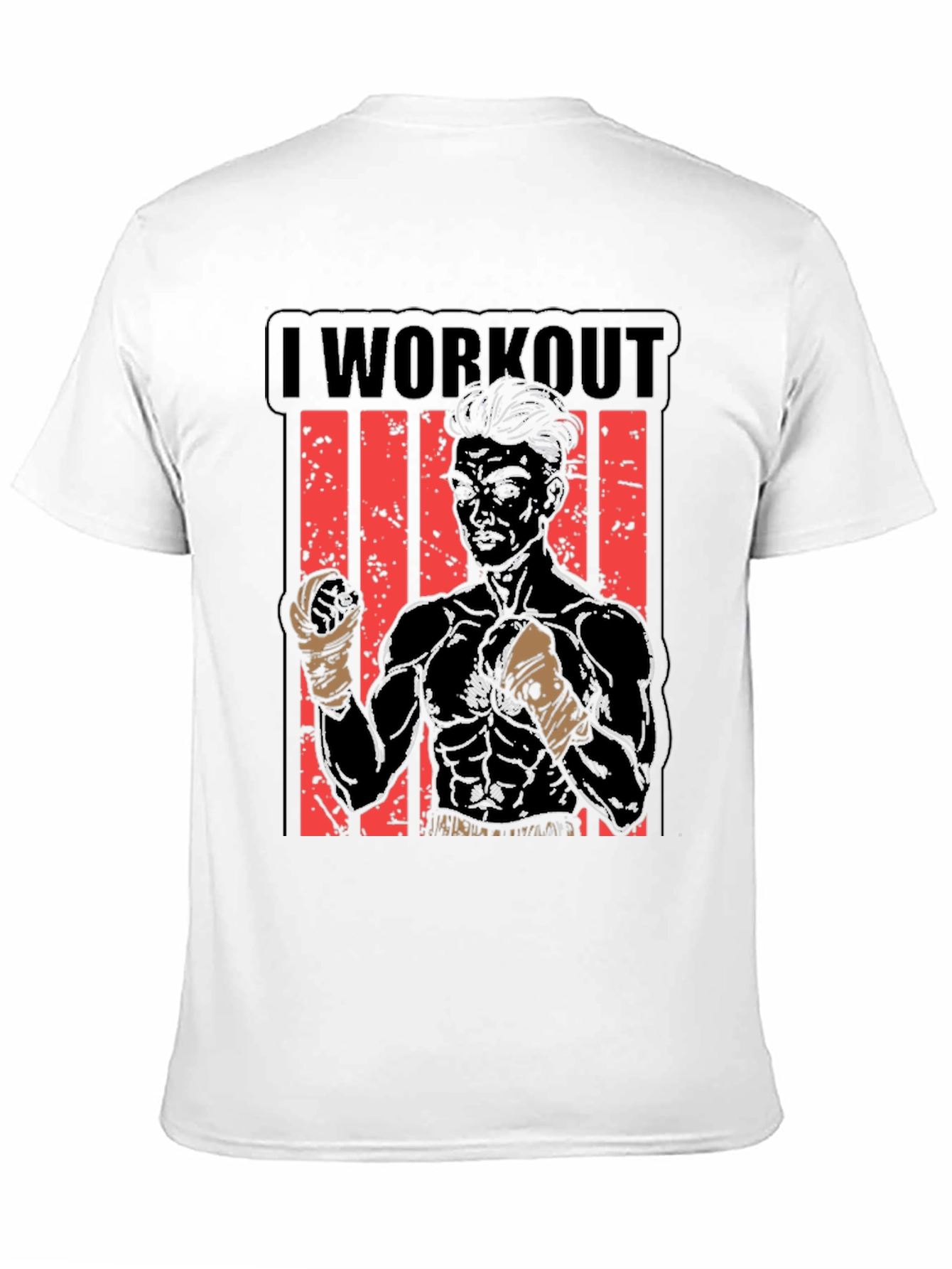 I Workout Graphic Tee - Fitness Inspired T-Shirt