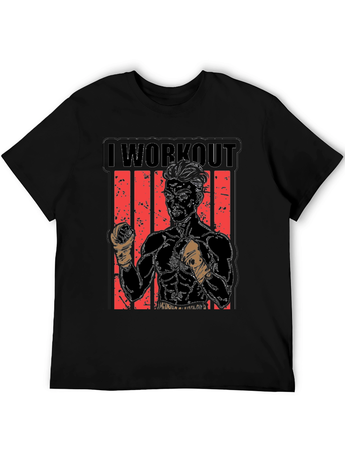 I Workout Graphic Tee - Fitness Inspired T-Shirt