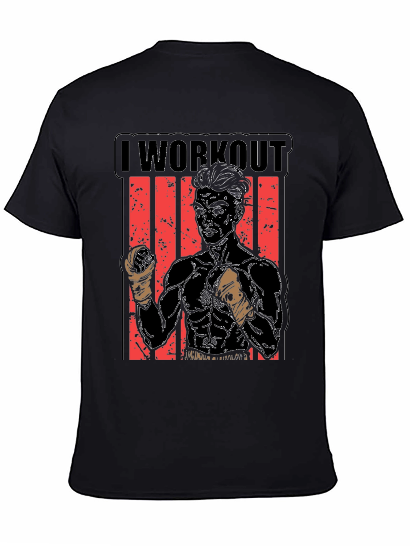 I Workout Graphic Tee - Fitness Inspired T-Shirt