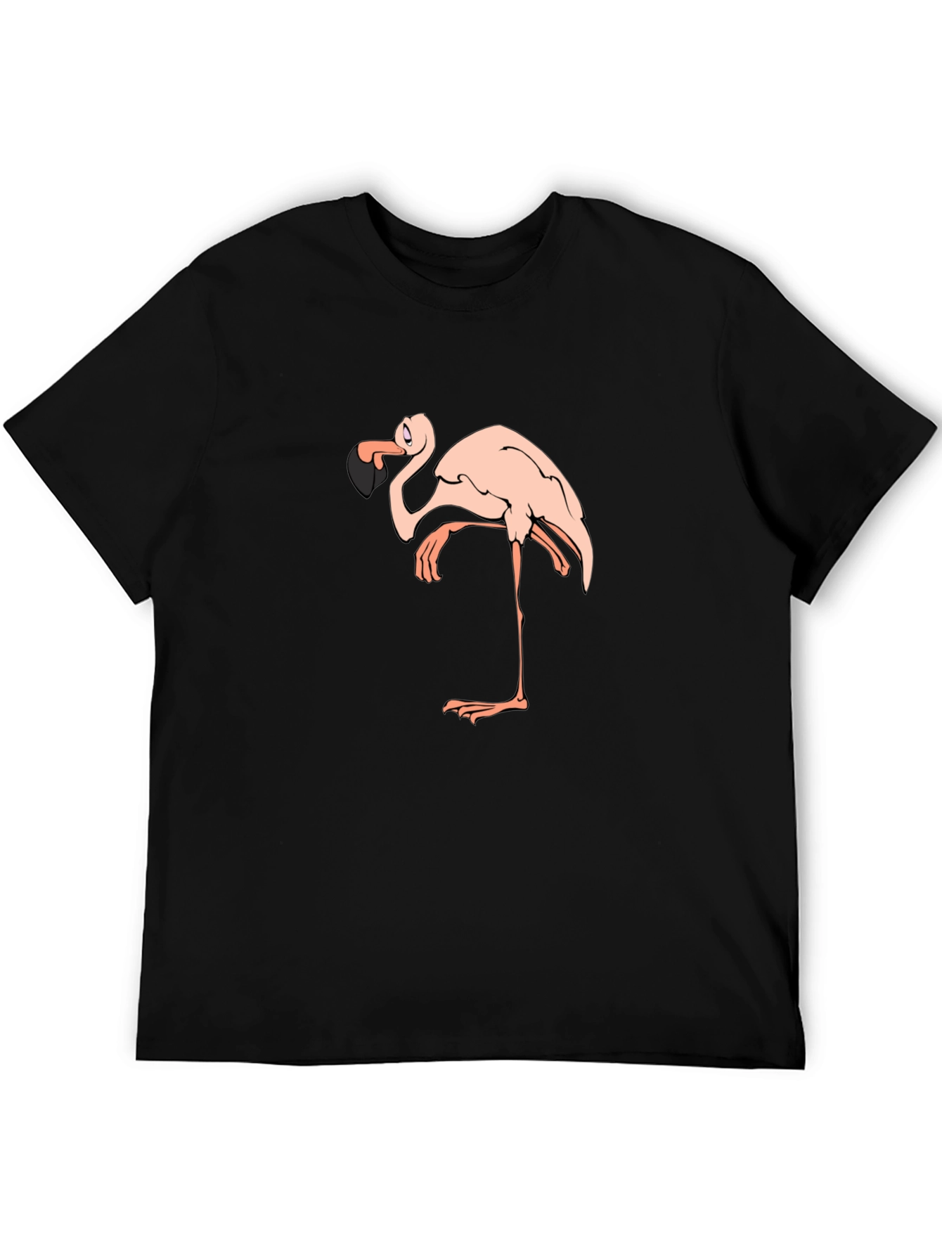 Black Flamingo Graphic T-Shirt